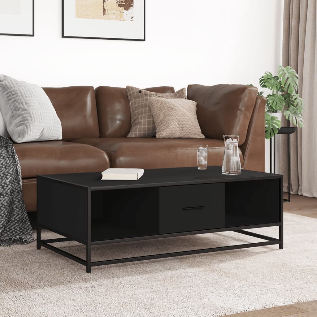 vidaXL Couchtisch Couchtisch Schwarz 100x57x35 cm günstig online kaufen