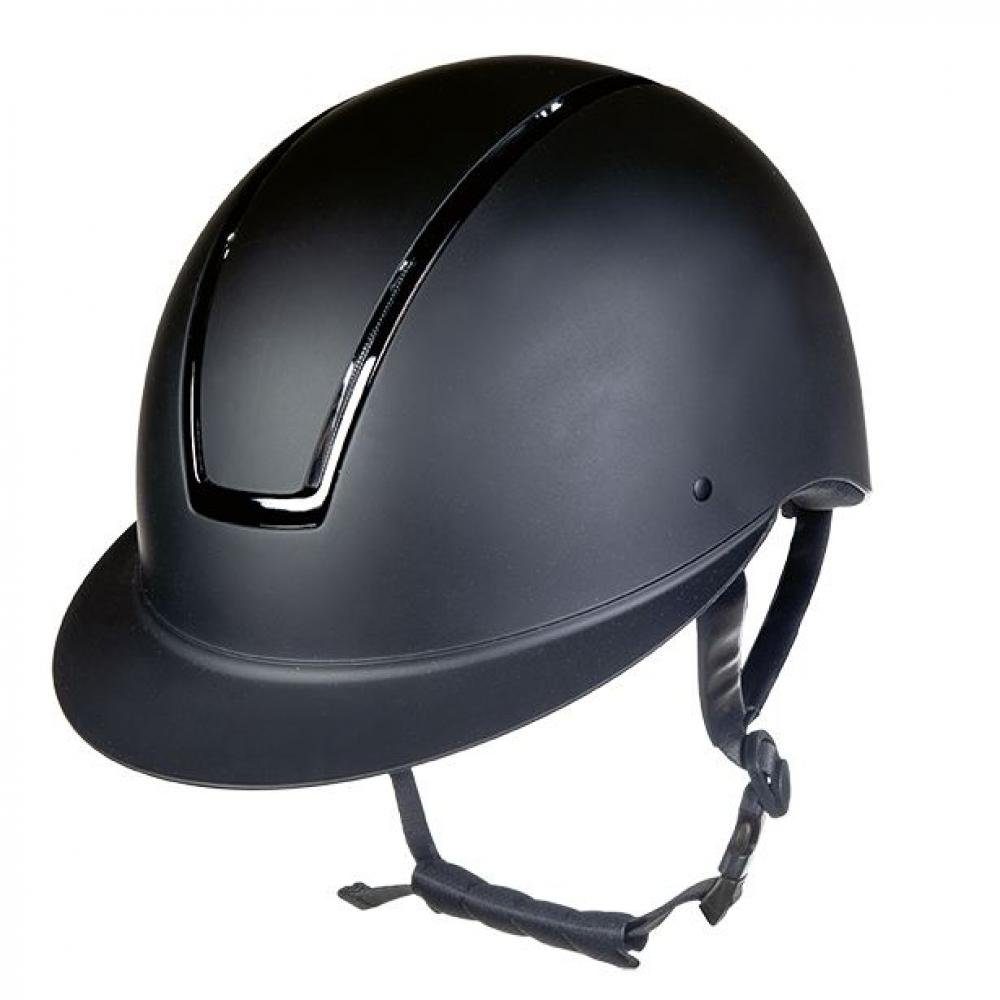 HKM Damen Reithelm Illusion - Sicherer Helm Mit Belüftung, Dunkelblau/Gold