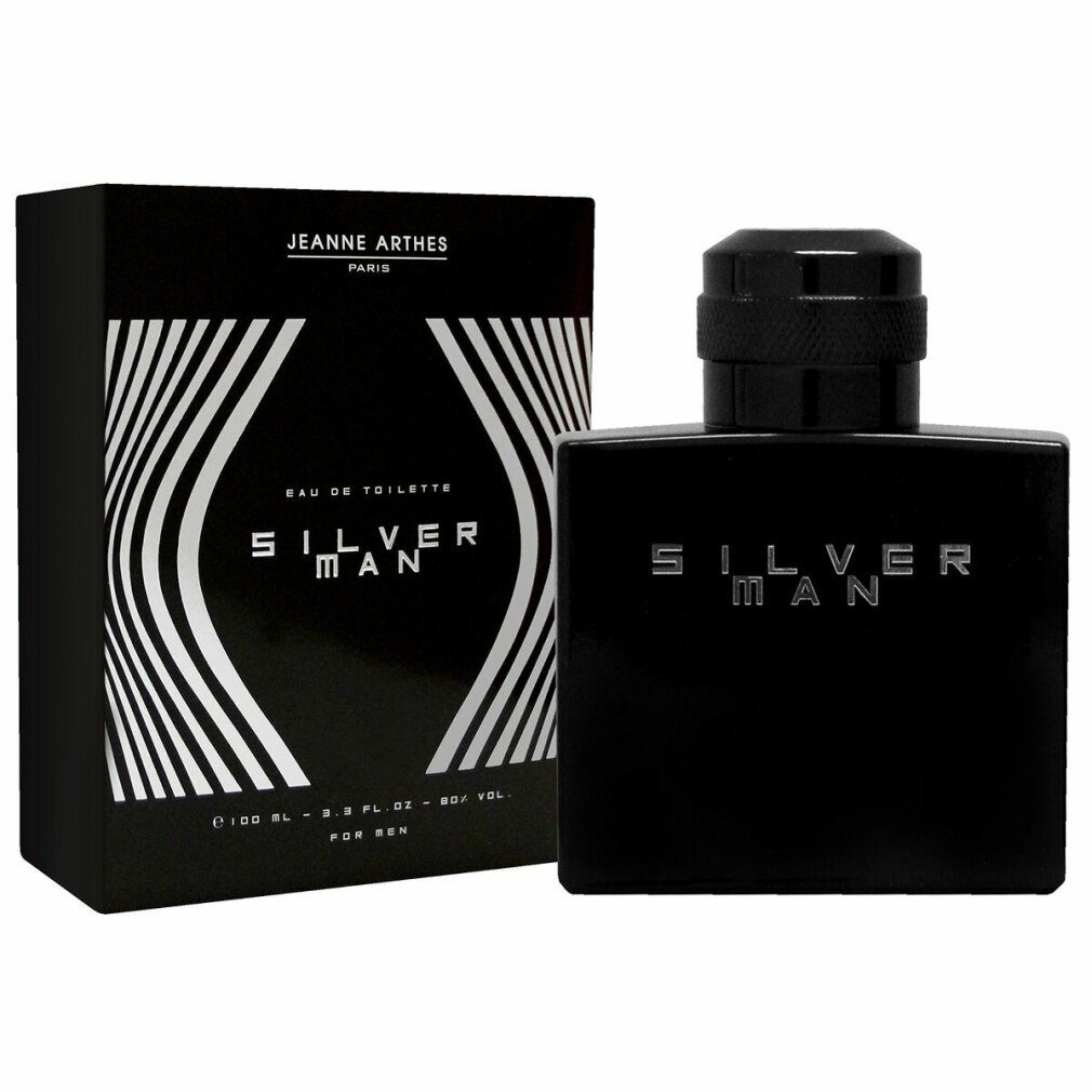 Jeanne Arthes Eau de Toilette Silver Man Eau de Toilette 100ml Spray