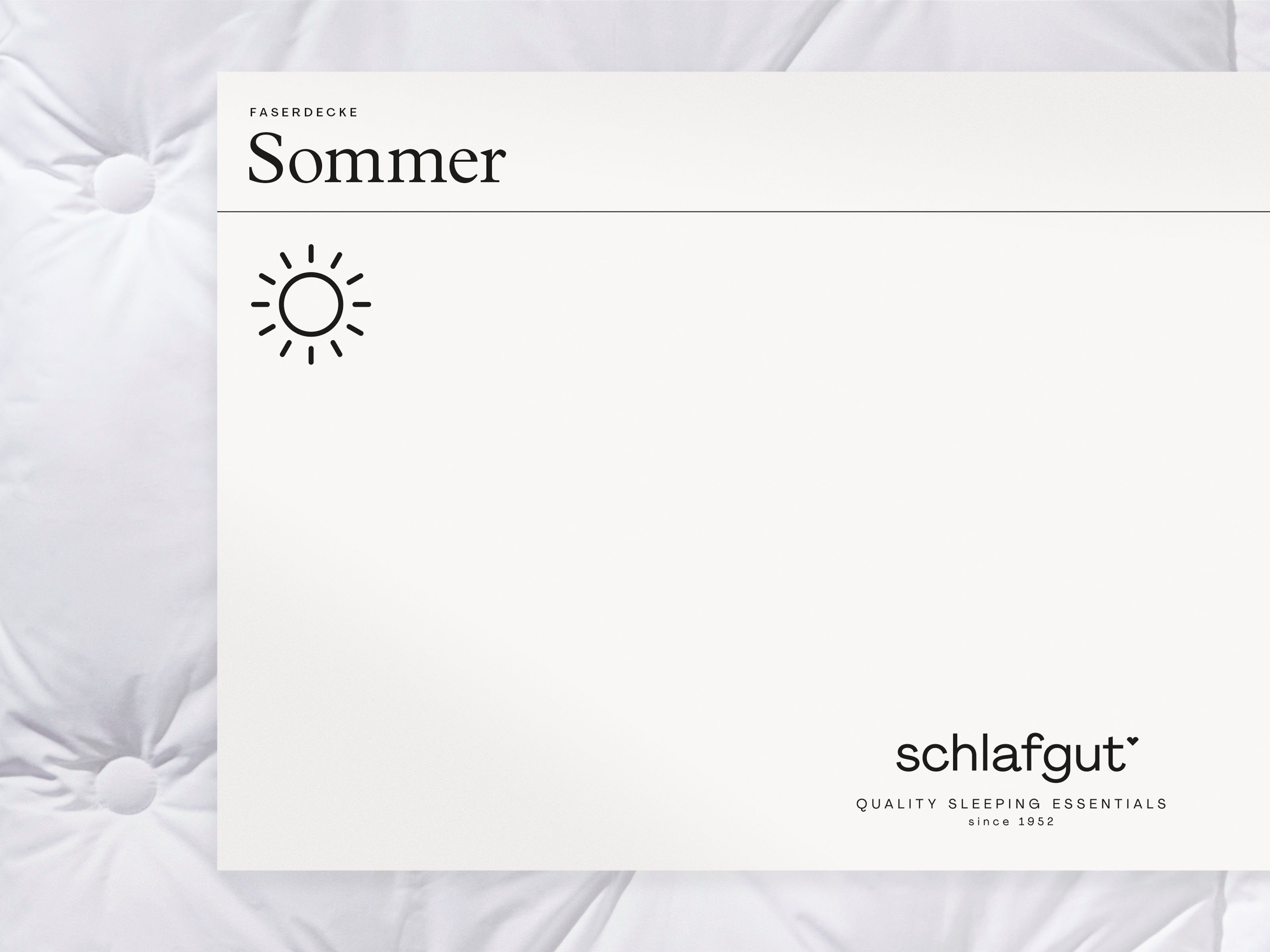 Schlafgut Microfaserbettdecke Pure, Bettdecke in 135x200 cm und weiteren Größen, für Sommer oder Winter
