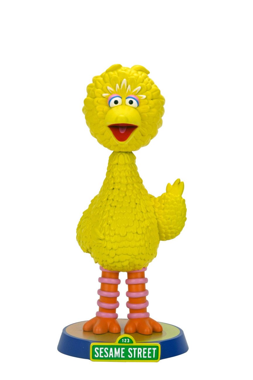 NECA Merchandise-Figur Sesamstraße Head Knocker Wackelkopf-Figur Bibo 23 cm