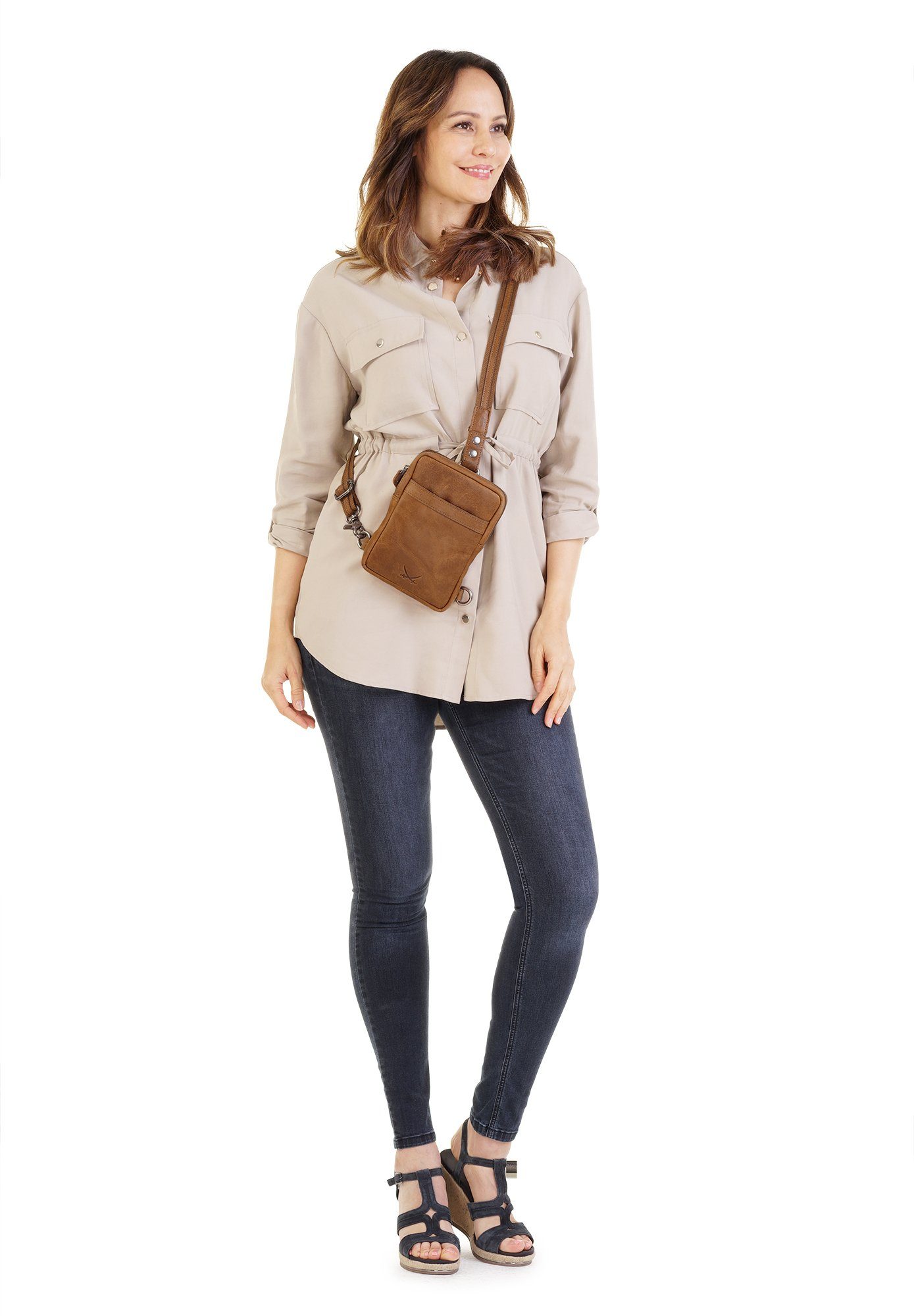 Sansibar Umhängetasche SANSIBAR SYLT, echt Leder