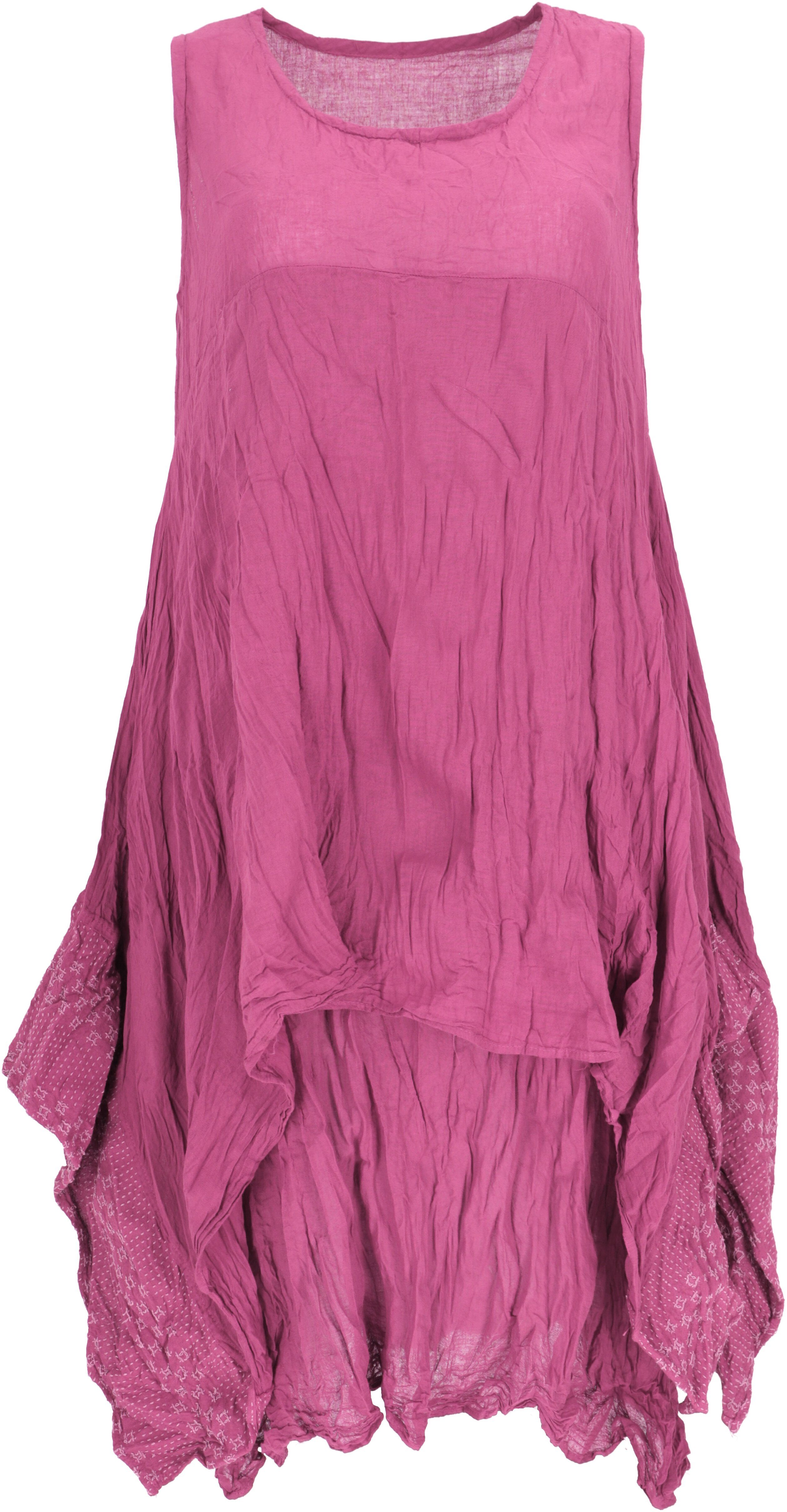 Guru-Shop Midikleid Boho Krinkelkleid, Lagenkleid, Midikleid,.. günstig online kaufen