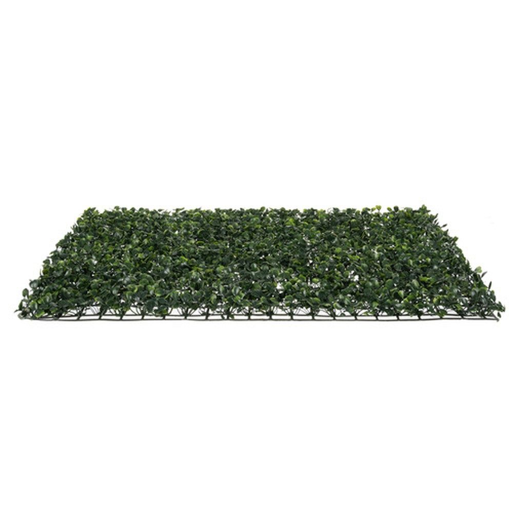 Kunsthecke Künstliches Buchsbaum-Heckenpaneel Buchsbaum, Gardlov, Höhe 40 cm, Ideal als Sichtschutz, Wanddeko oder Balkonverkleidung, Paneele