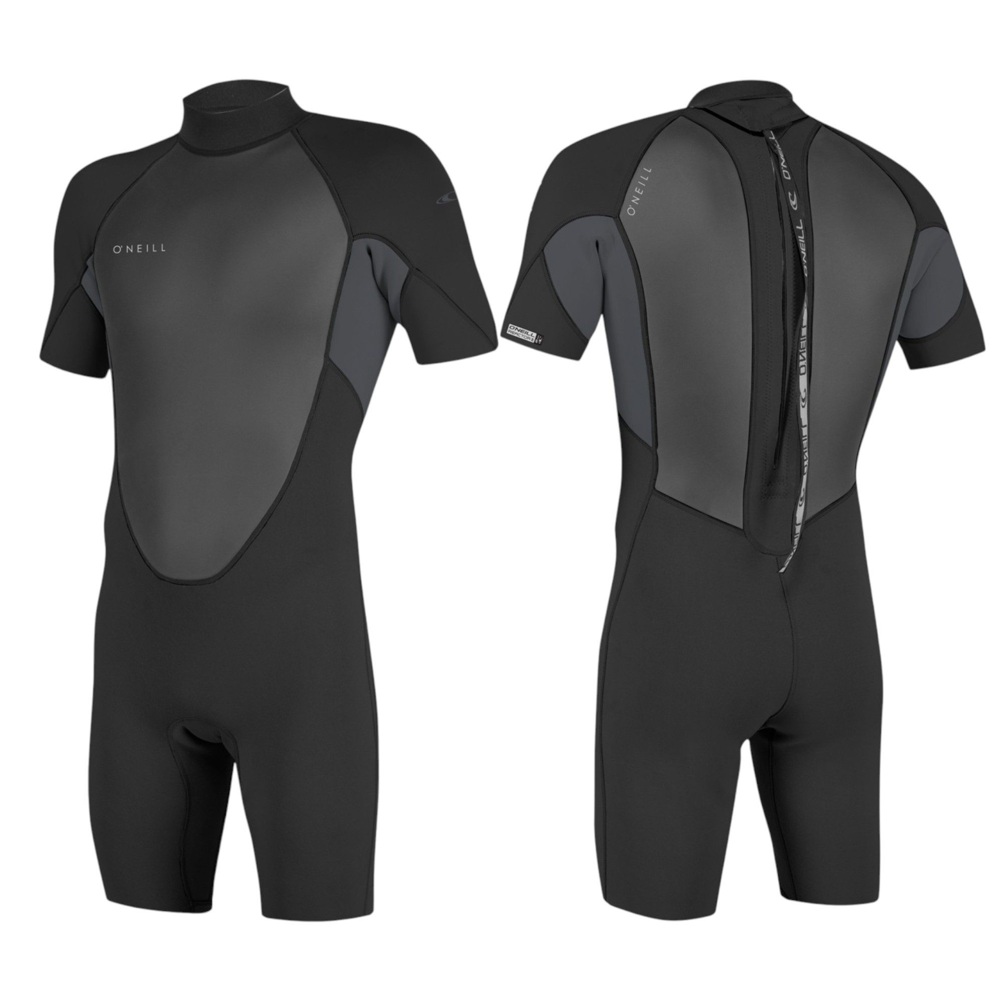 O'Neill Neoprenanzug O'NEILL REACTOR-2 Neoprenanzug Herren 2mm Shorty Wetsuit Backzip