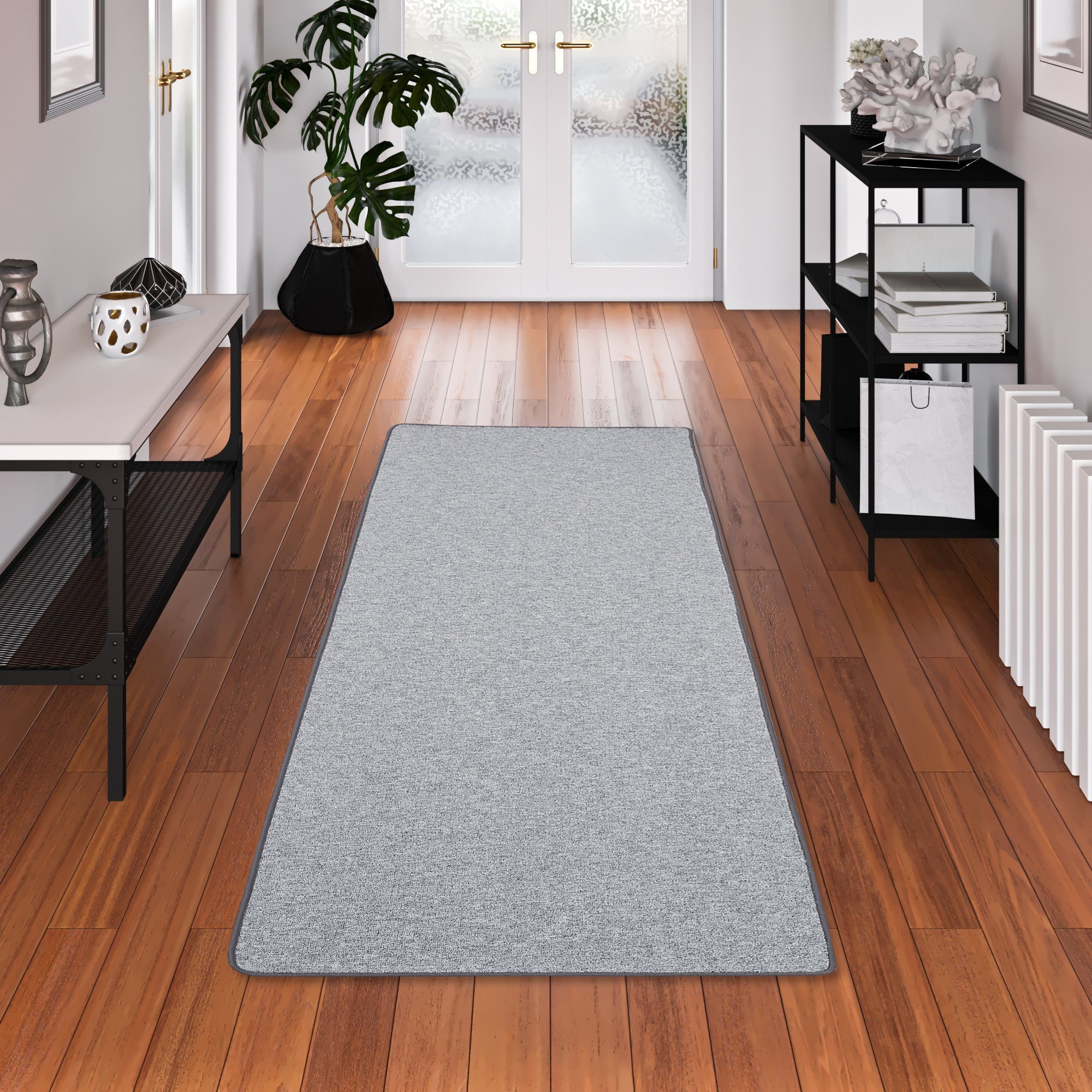 Snapstyle Veloursteppich Feinschlingen Velour Läufer Teppich günstig online kaufen