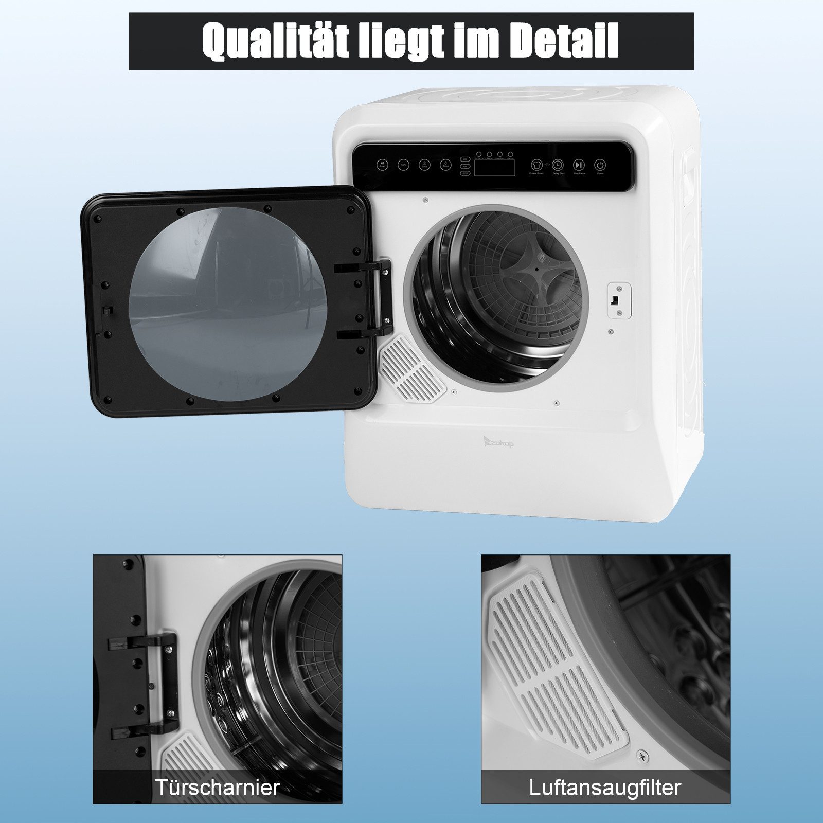 LALAHO Ablufttrockner GDZ40-418E