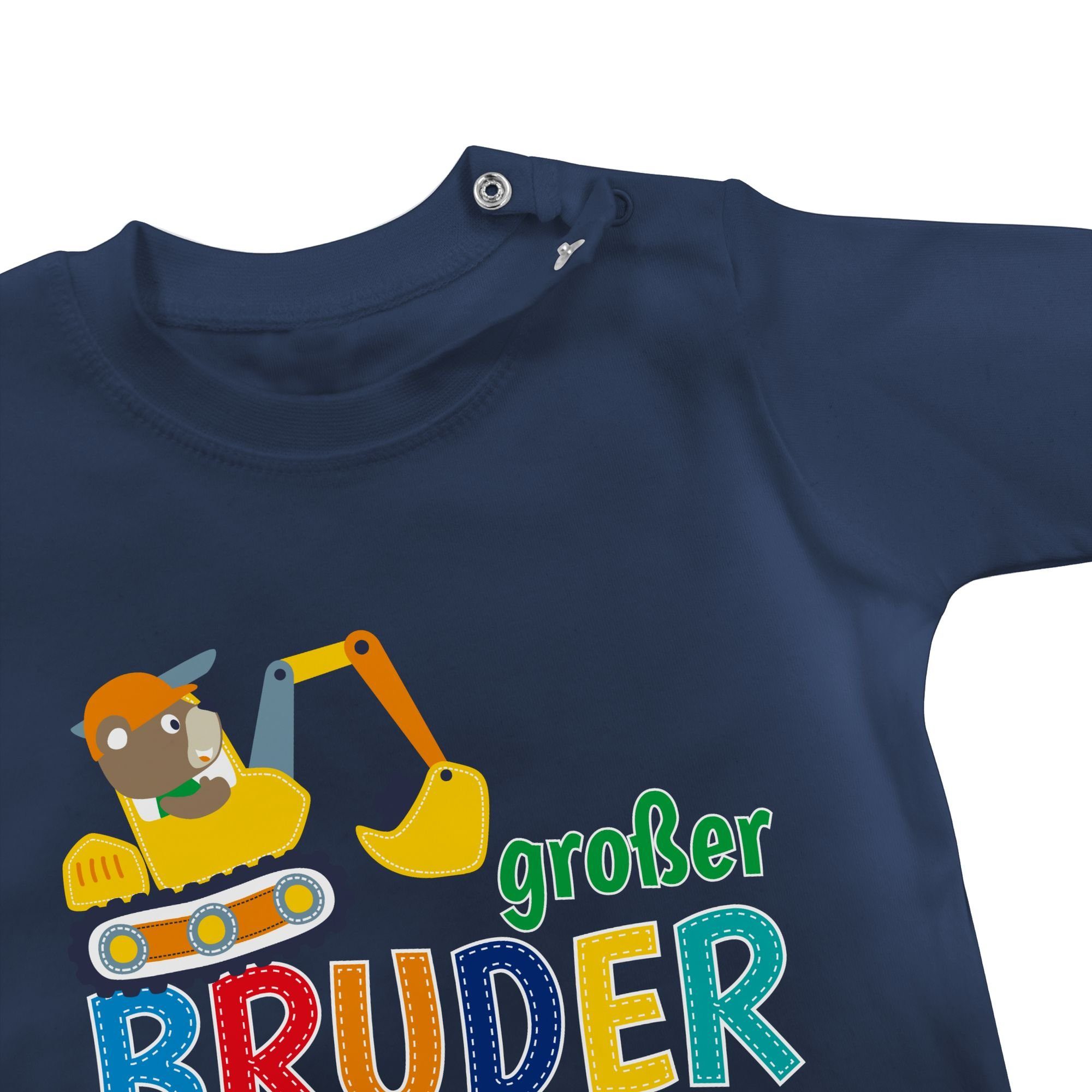 Shirtracer T-Shirt Großer Bruder Bagger I Großer Bruder Geschenk Grosser Bruder Großer Bruder