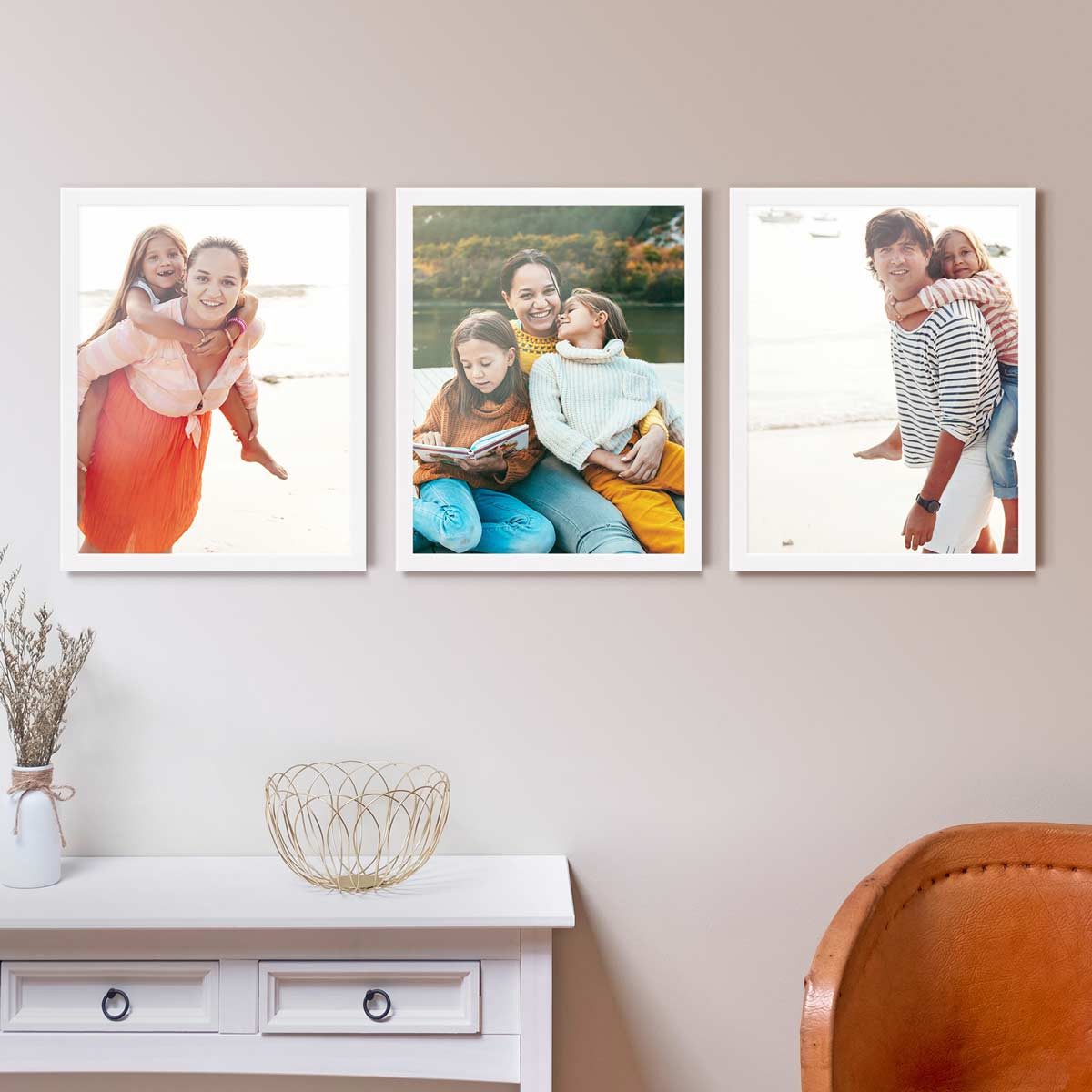 PHOTOLINI Bilderrahmen 3er Set breite Rahmen, günstig online kaufen