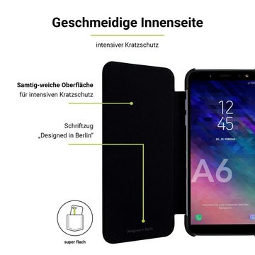 Artwizz Flip Case SmartJacket Folio Schutzhülle in Metalloptik, Soft-Touch-Beschichtung, Samsung Galaxy S6