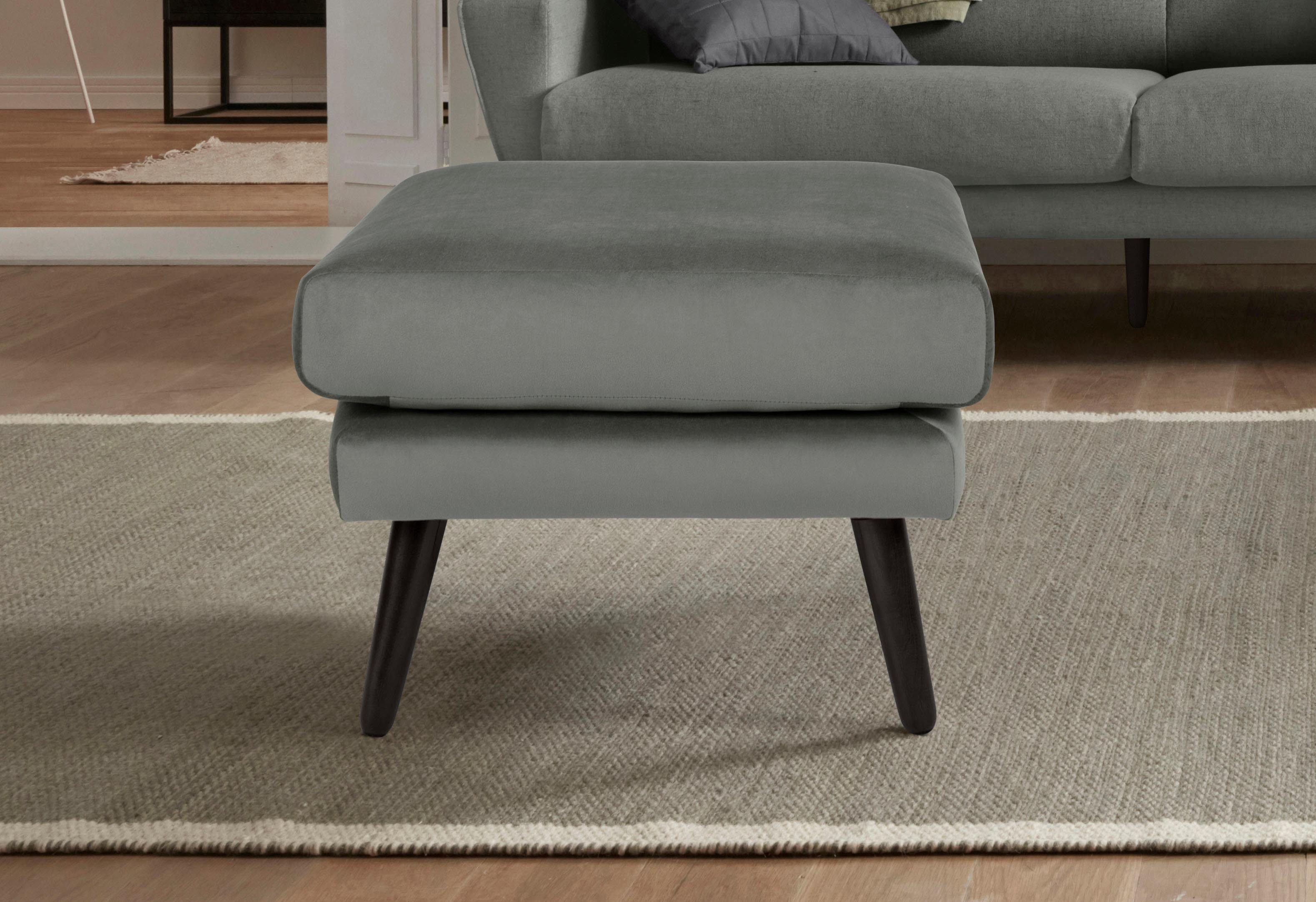 andas Hocker Bille, mit Eiche-Beinen, Design günstig online kaufen