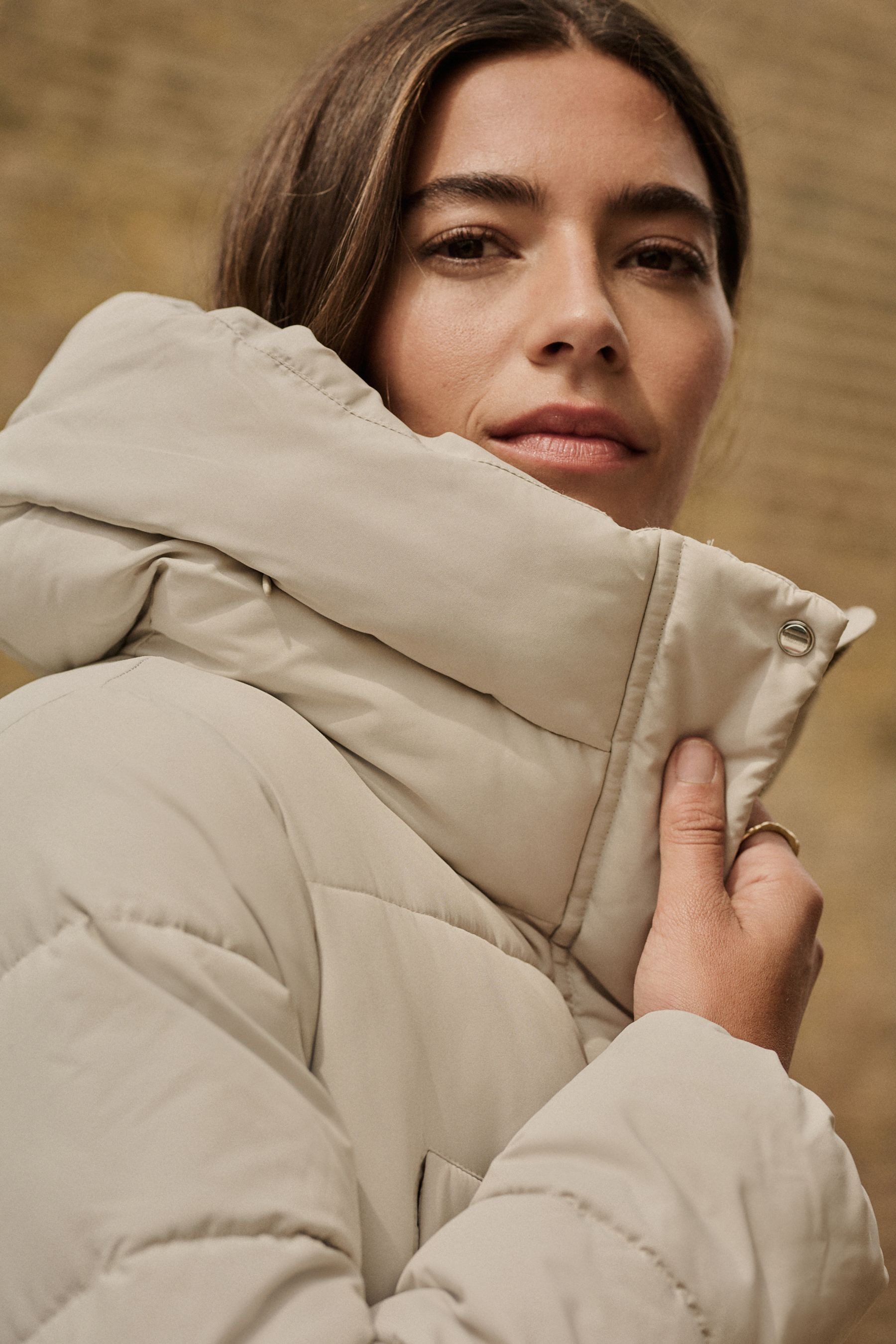 Next Steppmantel Wasserdichter, wattierter Mantel mit Kapuze (1-tlg)