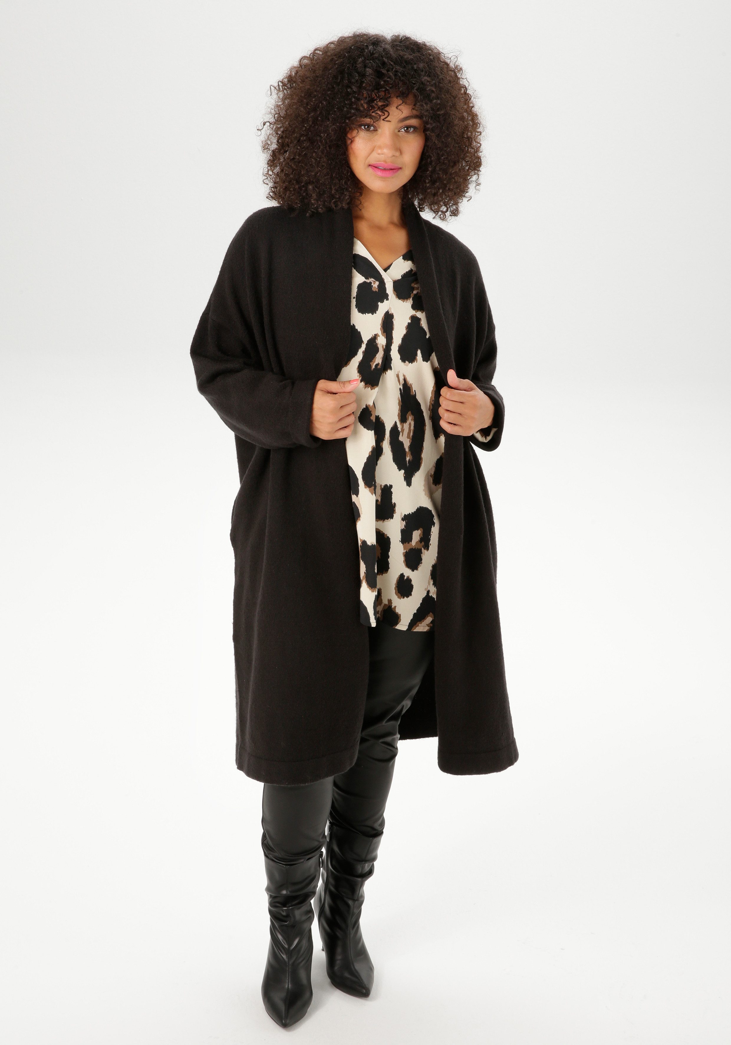 Aniston PLUS Strickjacke in kuscheliger Qualität günstig online kaufen