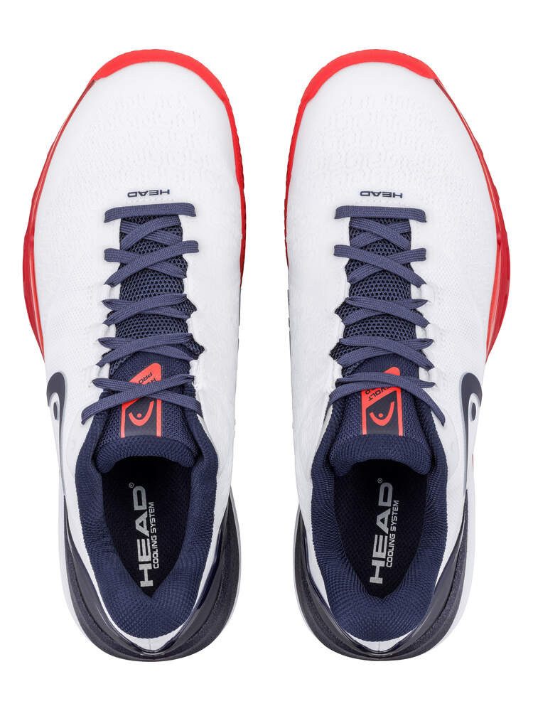 Head Revolt Pro 5.0 Clay/Sandplatz 2026 weiss/navyblau/rot Herren Tennisschuh