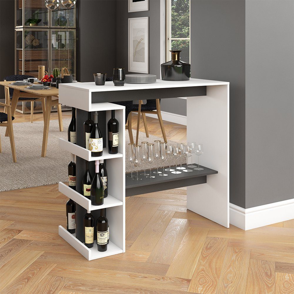 Vicco Bartisch Dana, Weiß/Anthrazit, 108 x 50 cm