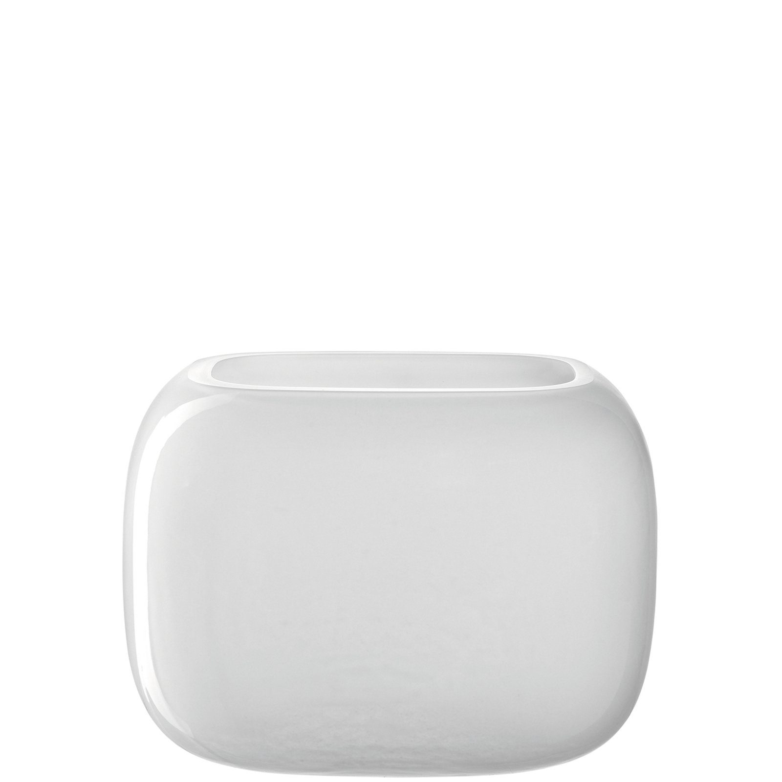 Tischvase Vase 13 cm weiß MILANO