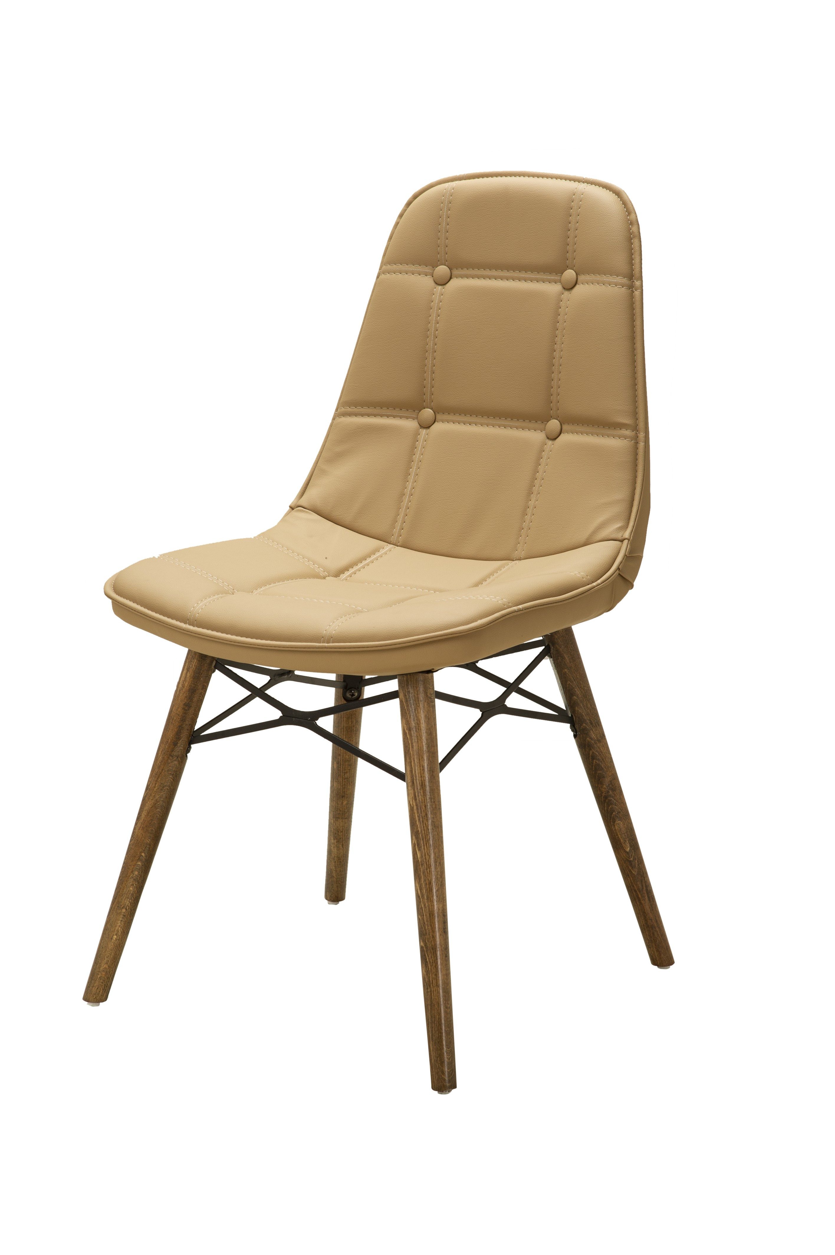 Stuhlmann Esszimmerstuhl Denver (632E, 1 St), Designerstuhl mit Holzbeinen – Moderner Stuhl