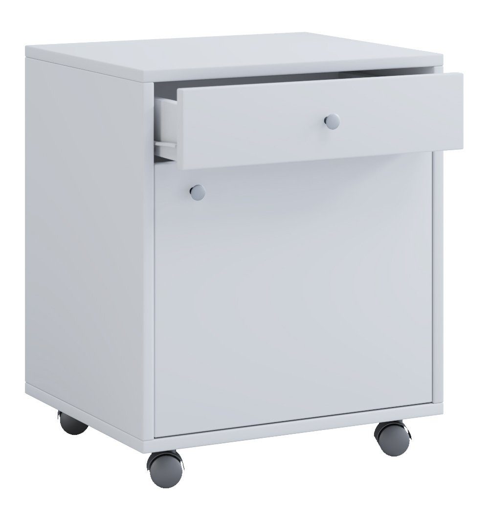 VCM Rollcontainer Büroschrank Masola H. 54 x B. 45 x T. 38 cm, Beistellcontainer mit Schublade, Bürocontainer