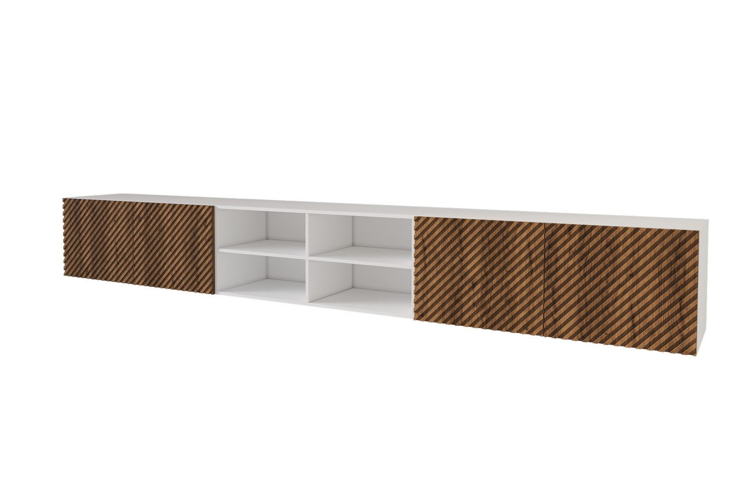 ALTDECOR Lowboard ZENO (3 St., TV-Schrank, TV Möbel, TV Cabinet, Fernsehtisch hängend 3x100cm), Fernseher schrank, TV Kommode, TV Tisch, TV Sideboard, TV Boar