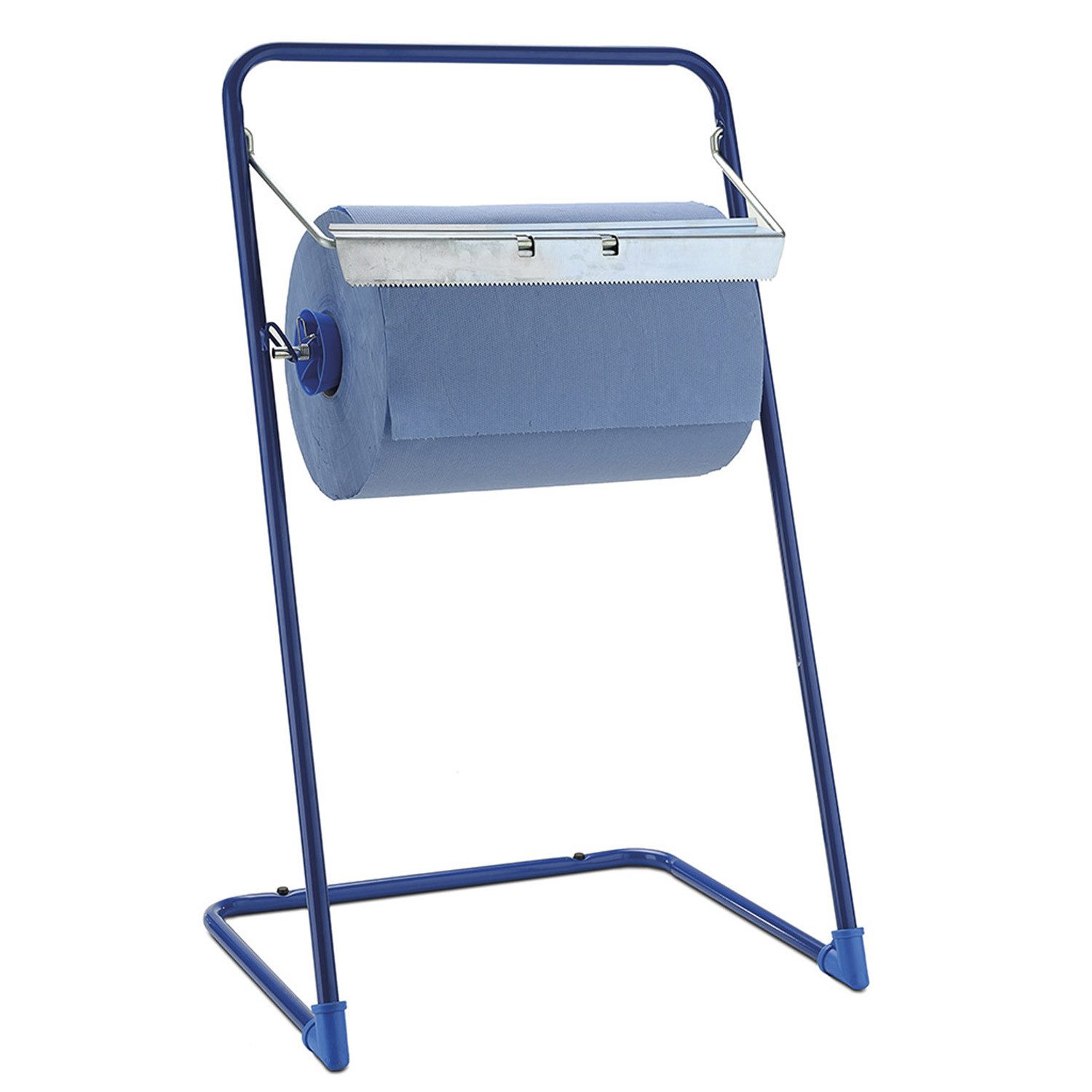 Allcolor Handtuchständer Bodenständer für Putzrollen bis 40 cm, Putzrollenhalter Putztuchhalter Putztuchrollenhalter Putzpapier