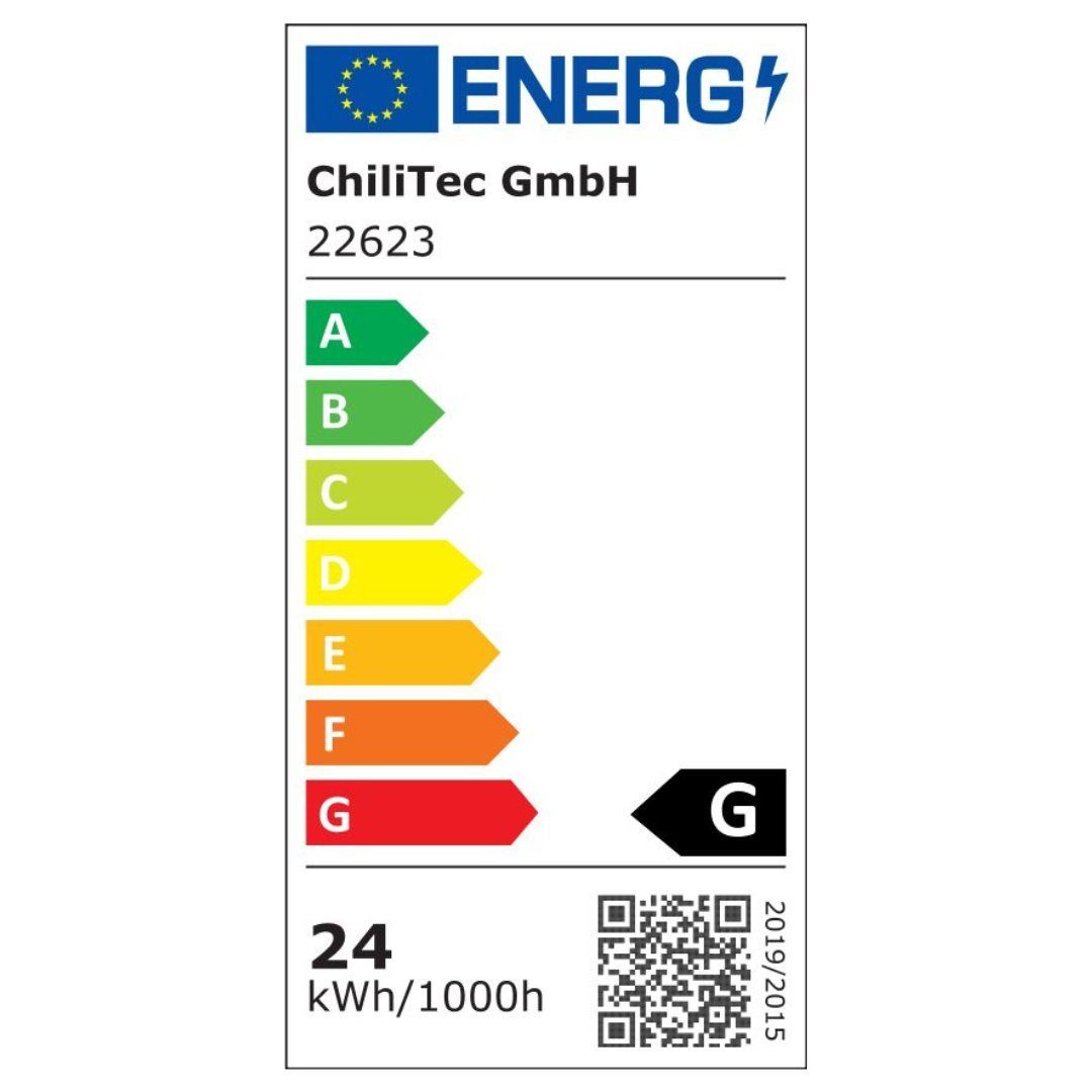 Eckig 230V Wand cm Trafo 12-30 ChiliTec inkl. 6-24W Panel Licht-Panel Decke LED