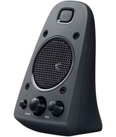 Logitech Z130 Stereo-Lautsprecher PC-Lautsprecher (5 W, Lautstärke- und Tonregler,Ein-/Ausschalter)