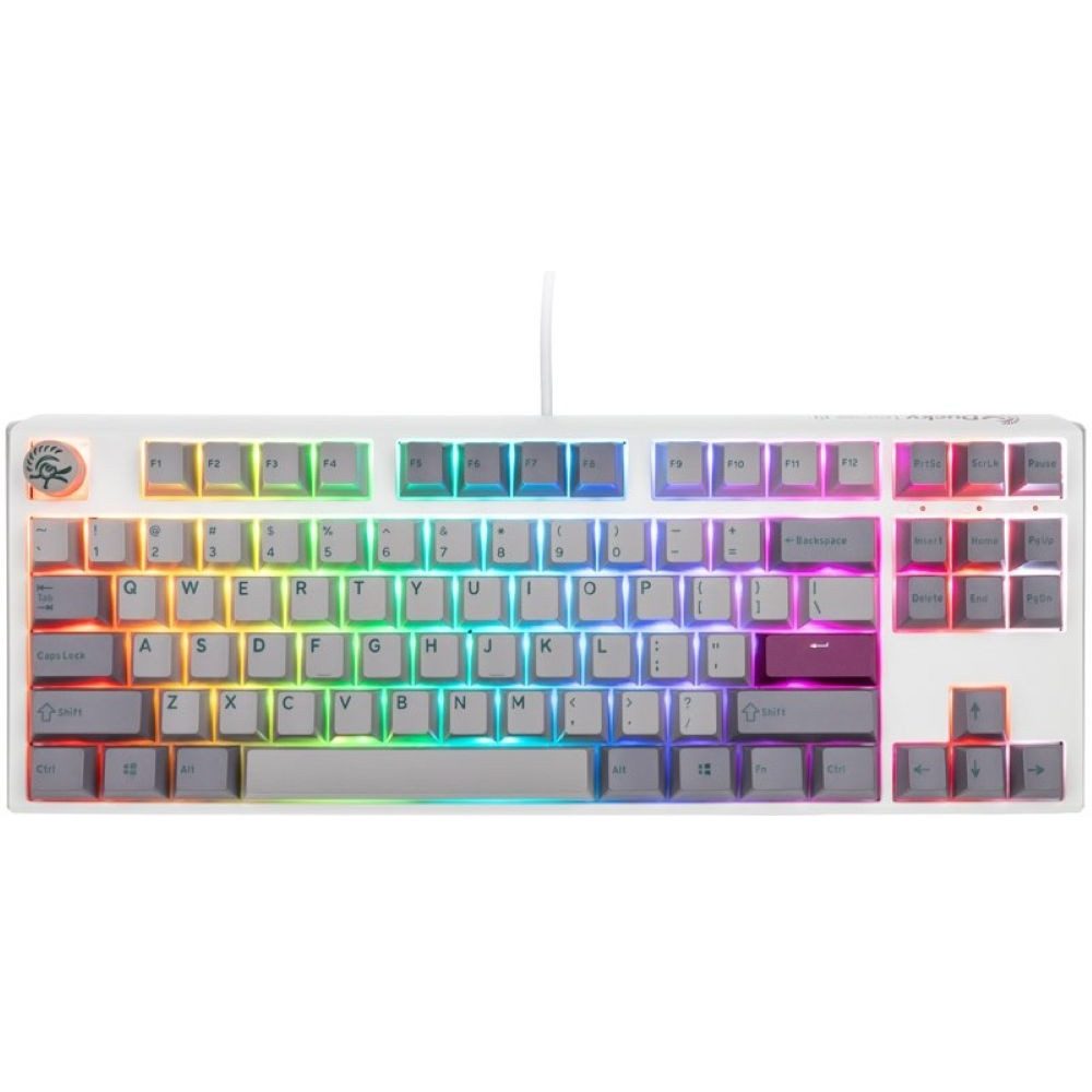 Ducky One 3 Cherry MX Blue TKL - Gaming Tastatur - mist grey Gaming-Tastatur