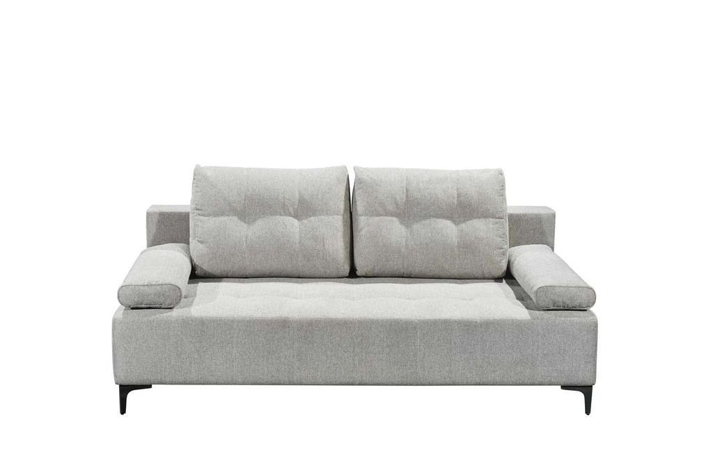 Couch x Schlafsofa, EXCITING Molina Schlafsofa 203 Sofa 107 Polstergarnitur Silber ED cm DESIGN