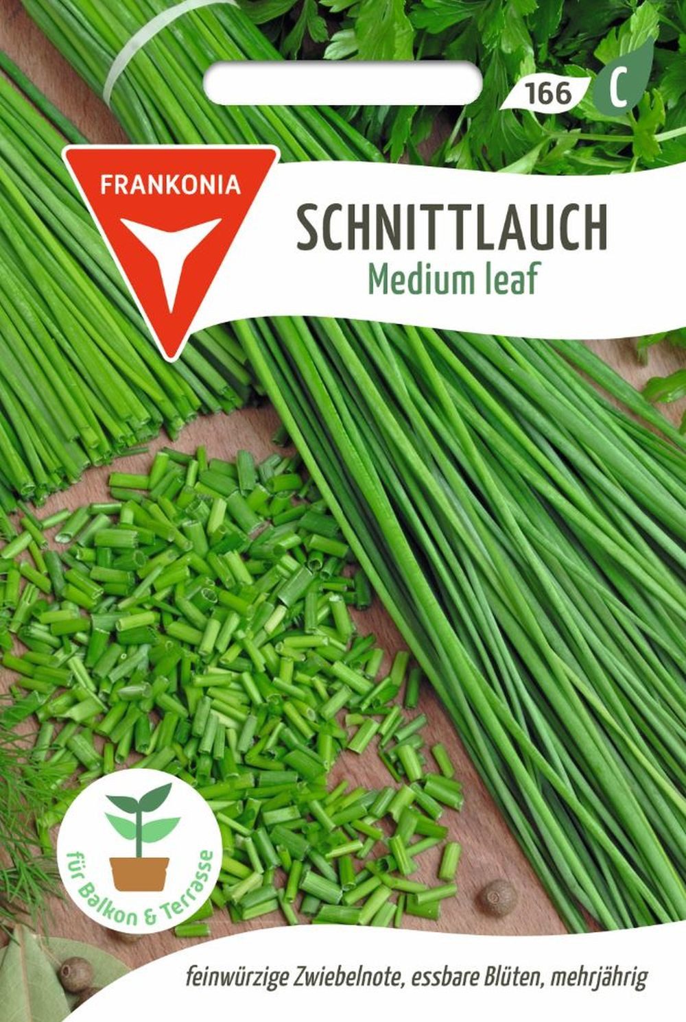 FRANKONIA Kräutersamen Schnittlauch, Medium Leaf - Gewürz Saatgut Schnittlauch-Samen, Allium schoenoprasum