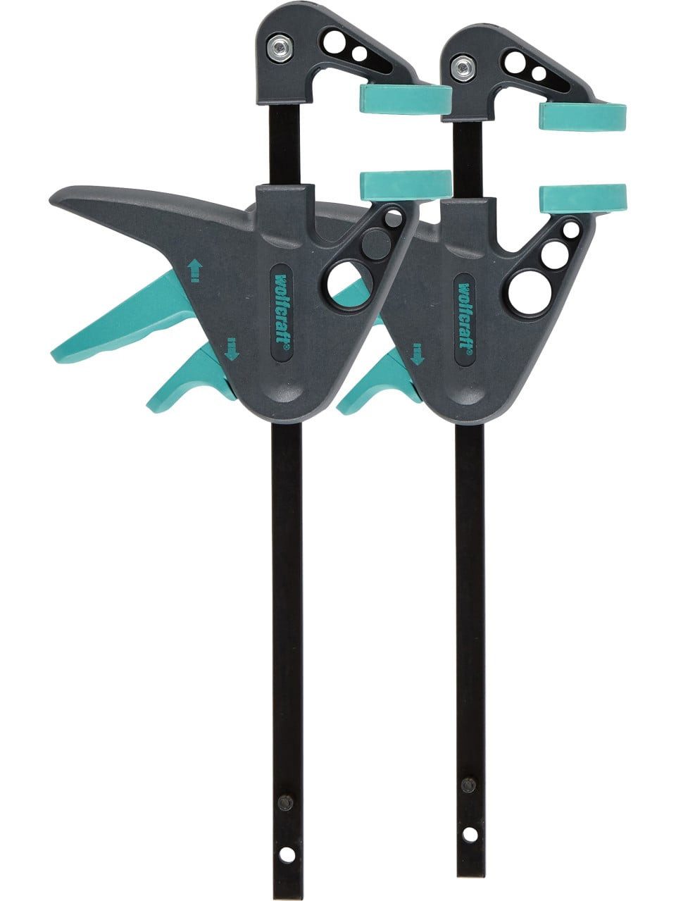 Wolfcraft Klemmzwinge Wolfcraft Einhandzwinge EHZ 40-110 2 Stück