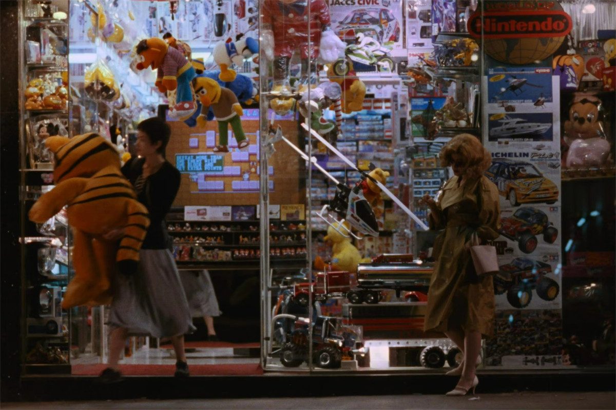 TPFLiving Kunstdruck (OHNE RAHMEN) Poster - Leinwand - Wandbild, Chungking Express Wong Kar Wai Klassischer Liebesfilm Leinwandgemälde (Leinwandbild XXL), Farben: Gelb, Schwarz, Weiß, Orange, Blau -Größe: 20x30cm