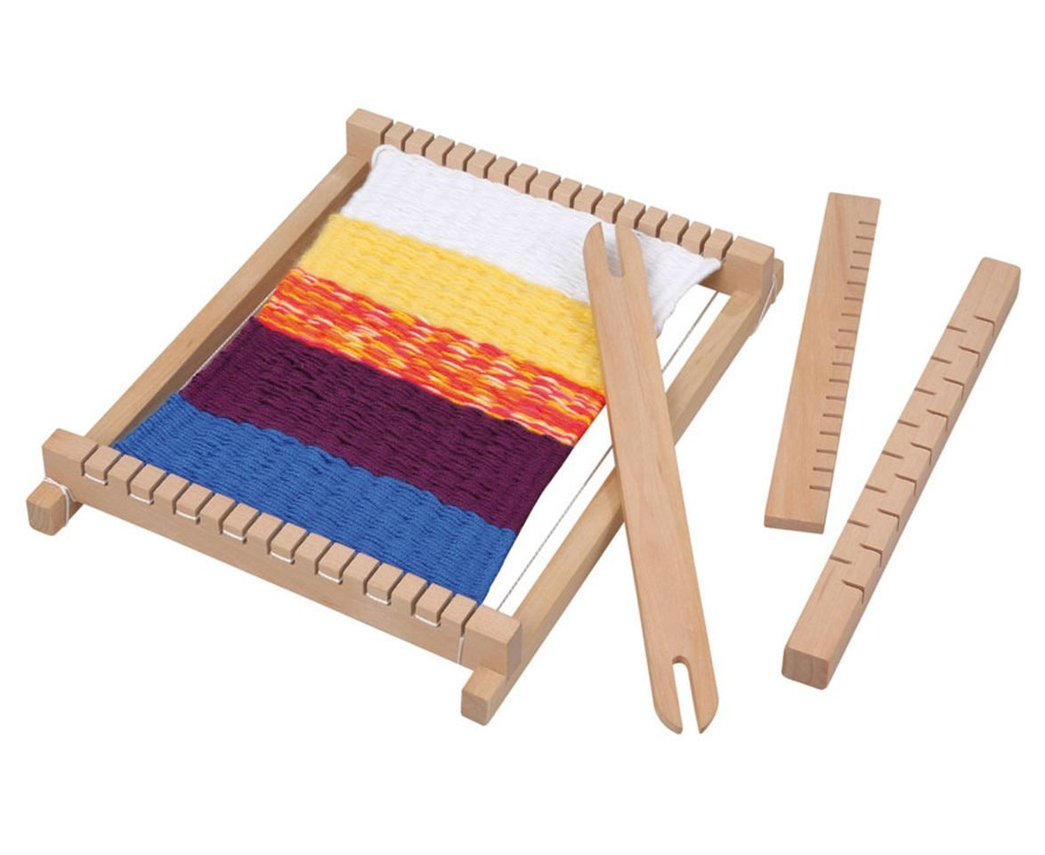 Betzold Lernspielzeug Kleiner Webrahmen – Bastelset Weben Kinder Handarbeit günstig online kaufen