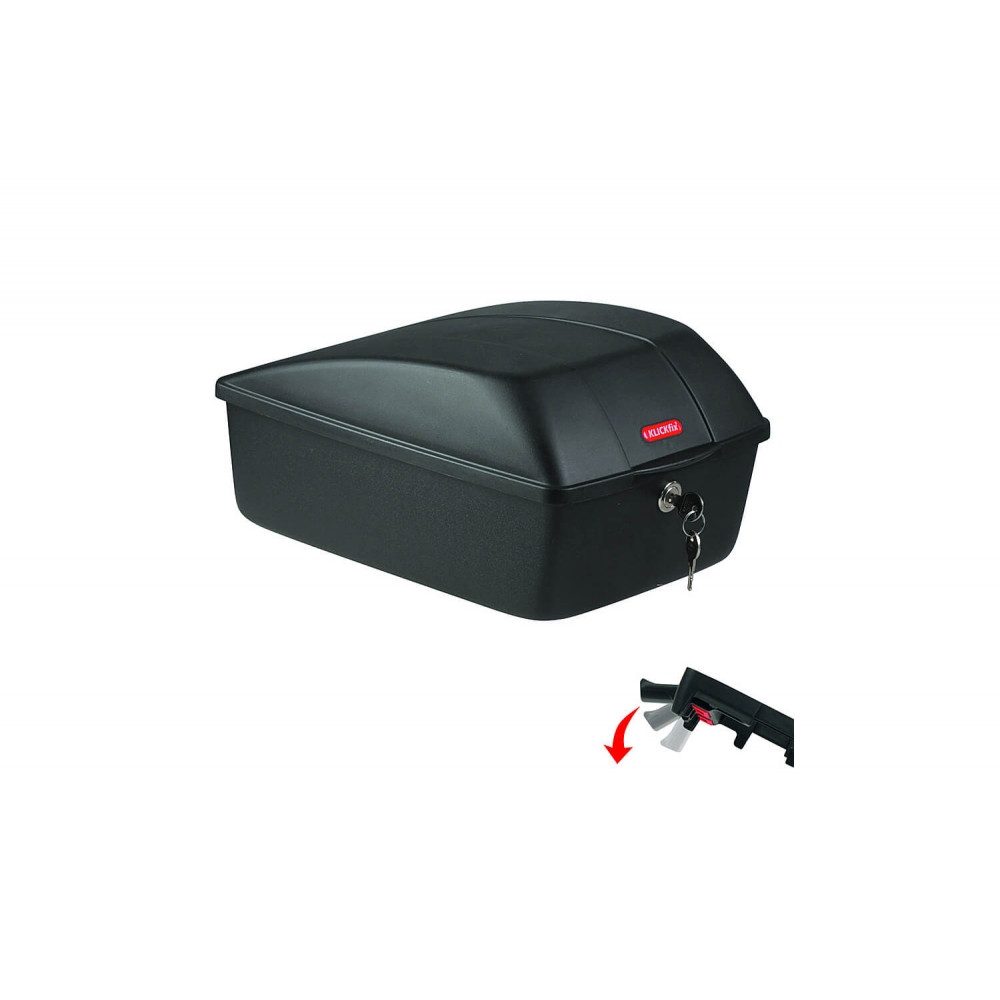 Fahrradtasche UniKlip Bike box 12 l Fahrradbox schwarz