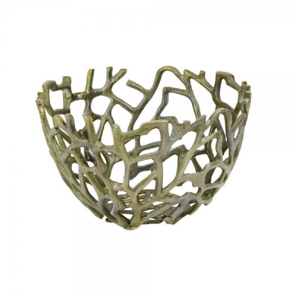 Lambert Servierschale Schale Aluminium Antik Gold (28cm)