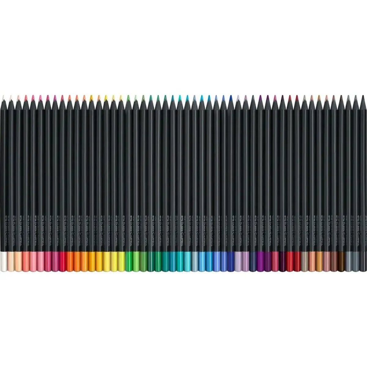 Faber-Castell Buntstift Black Edition Buntstifte 50er Kartonetui
