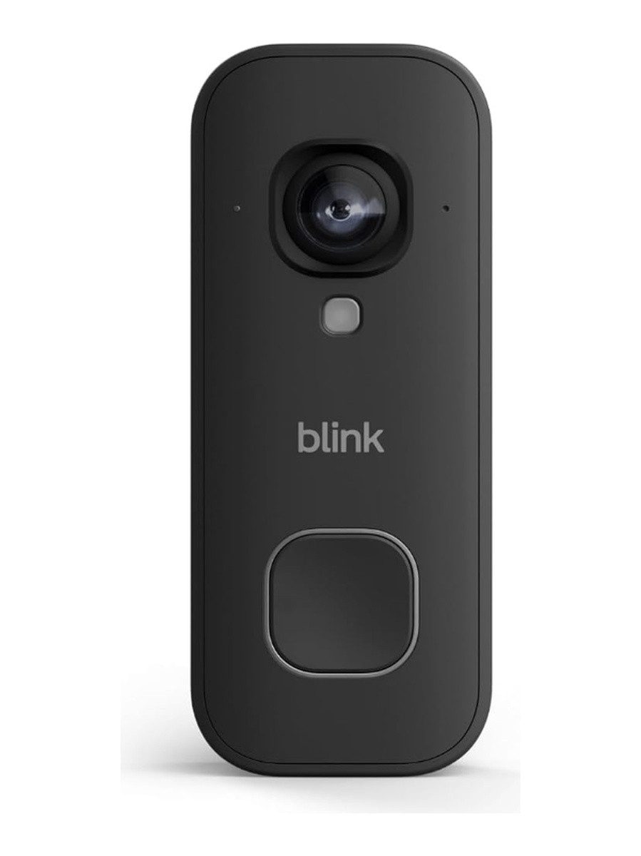 blink Gegensprechanlage Videotürklingel 2K+ festverdrahtet, für Außenbereich, schwarz, IP65