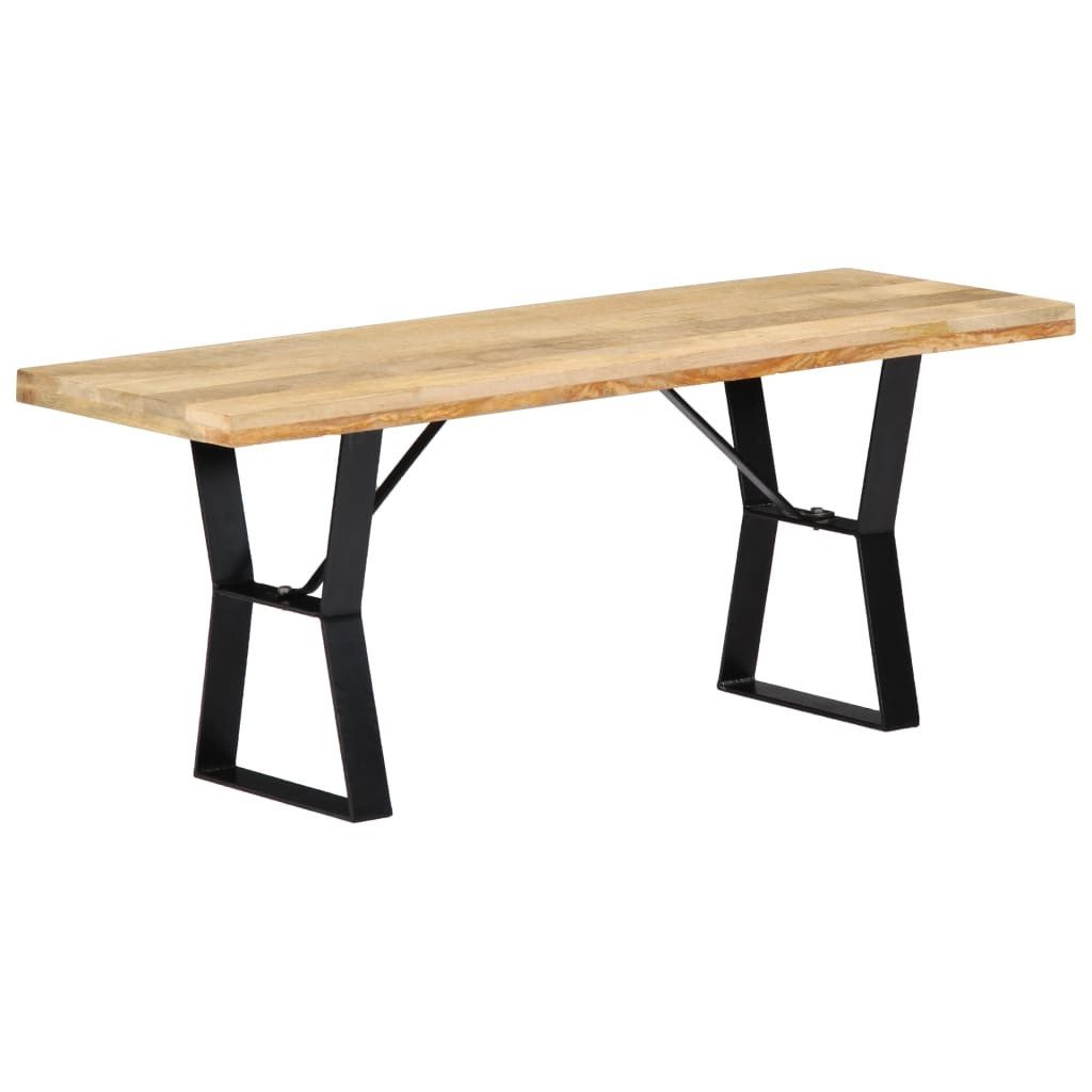 vidaXL Essbank Sitzbank 110 cm Massivholz