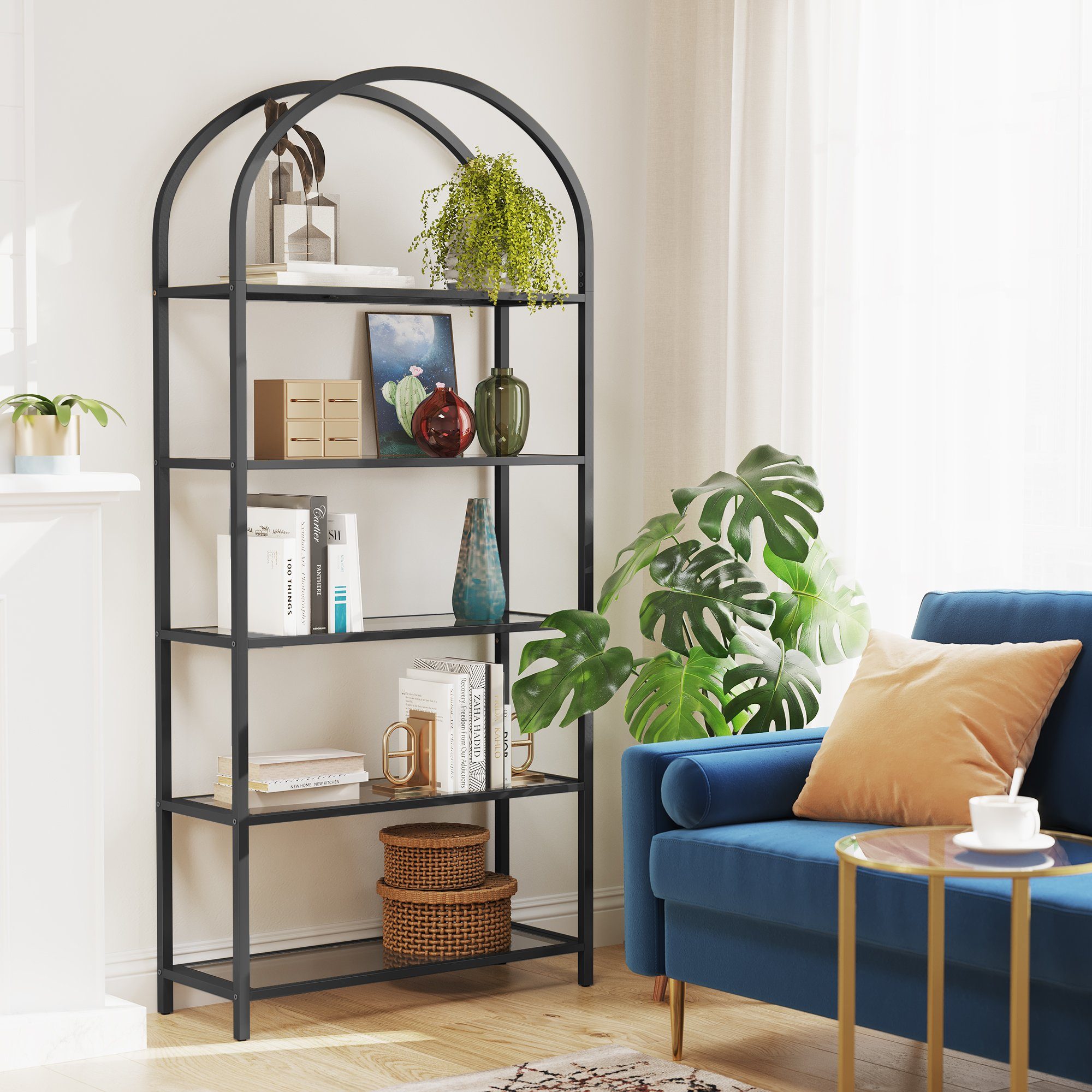 VASAGLE Bücherregal Standregal, 1-tlg., mit 5 günstig online kaufen