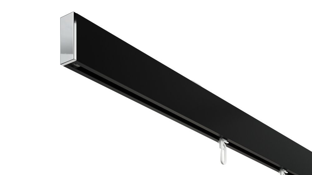 DécoProfi Schienensystem Gardinenstange eckig ABOVE 1-läufig, günstig online kaufen