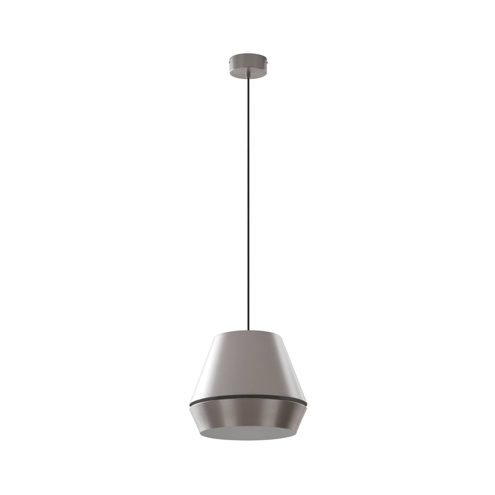 Lucande Hängeleuchte Mynoria, LED, Metall, Alu warmweiß IP20, LED 10,5 W gesamt, warmweiß