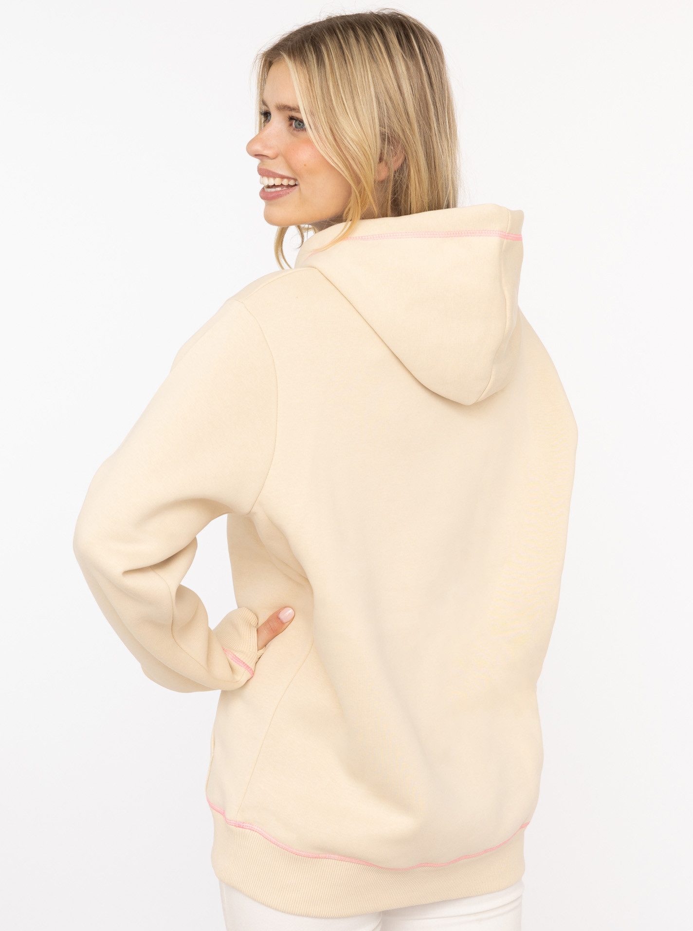 Zwillingsherz Hoodie "Wild Mind" Stickerei, bedruckte günstig online kaufen