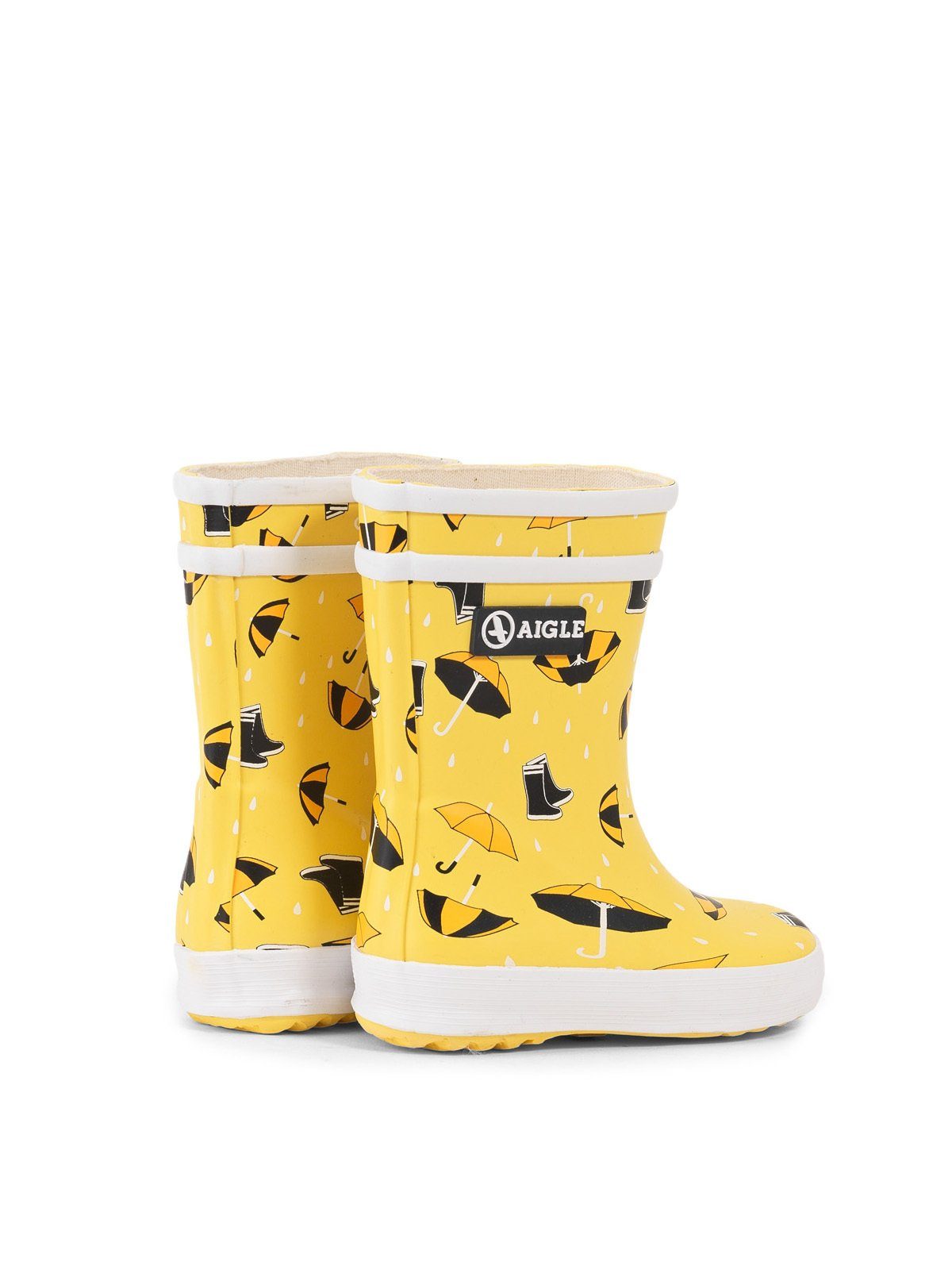 Aigle Aigle Baby Flac Theme gelb/marineblau Gummistiefel