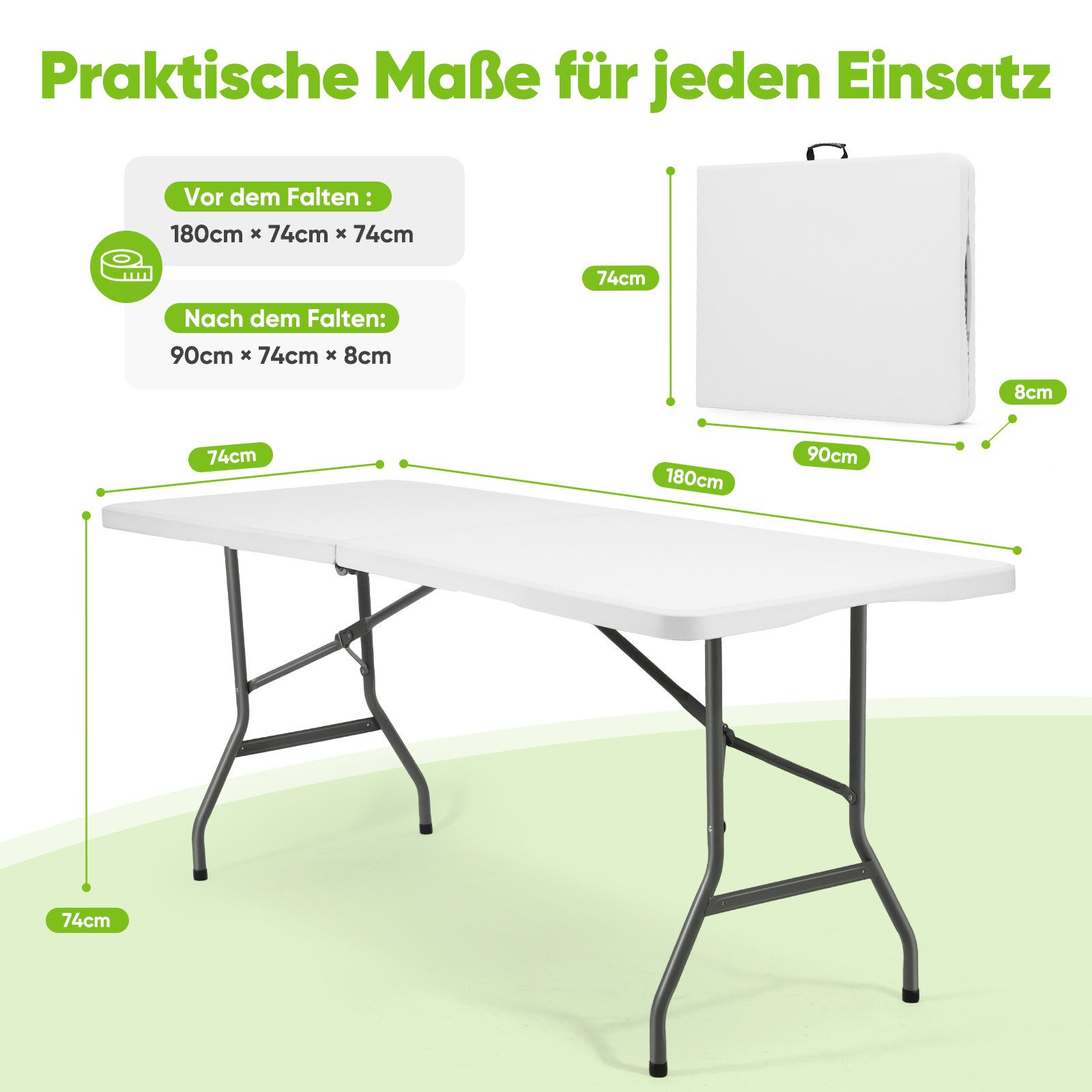 Sekey Klapptisch Campingtisch Klappbar Partytisch Buffettisch günstig online kaufen