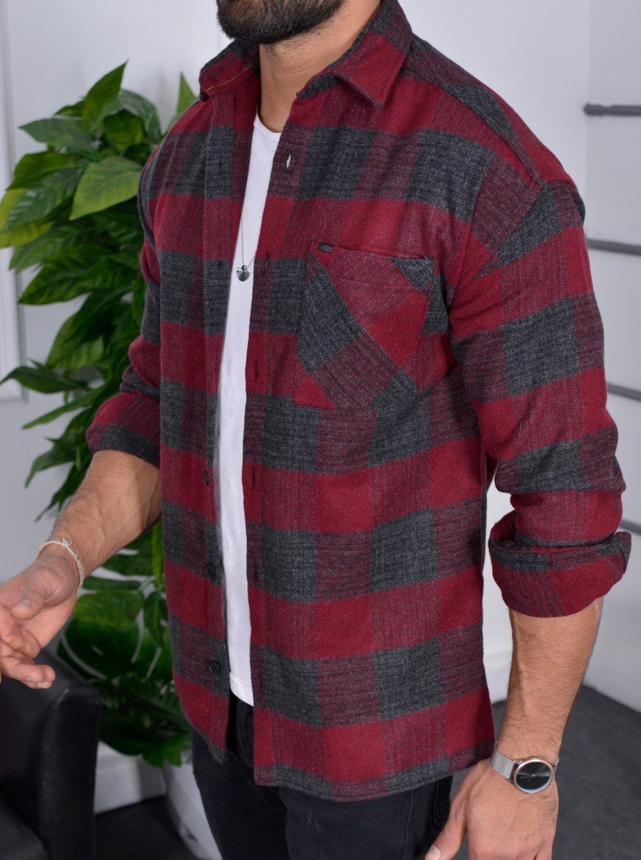 Megaman Jeans Flanellhemd Herren Holzfällerhemd Flanellhemd günstig online kaufen