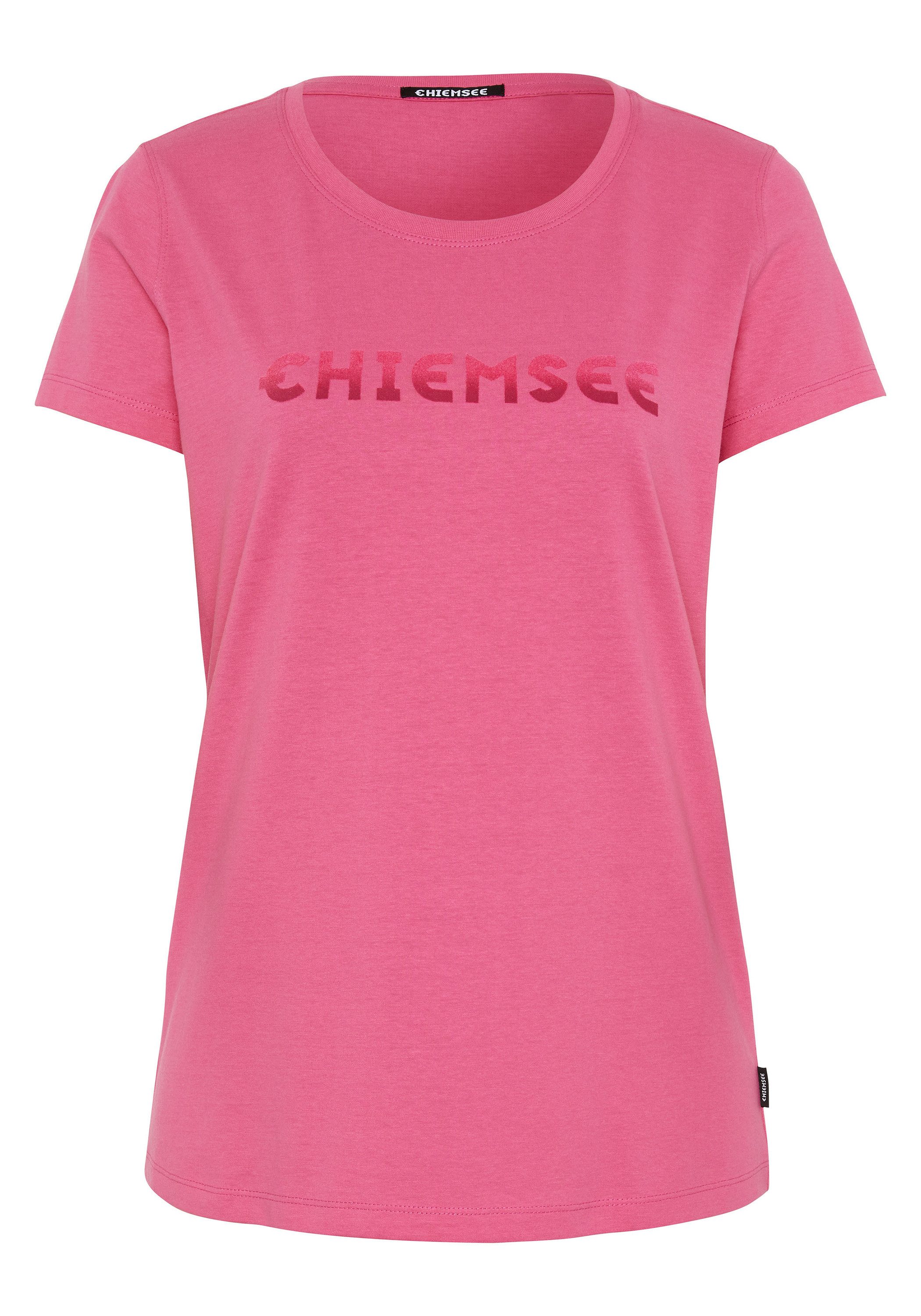 Chiemsee Print-Shirt T-Shirt mit Logo in Farbverlauf-Optik 1