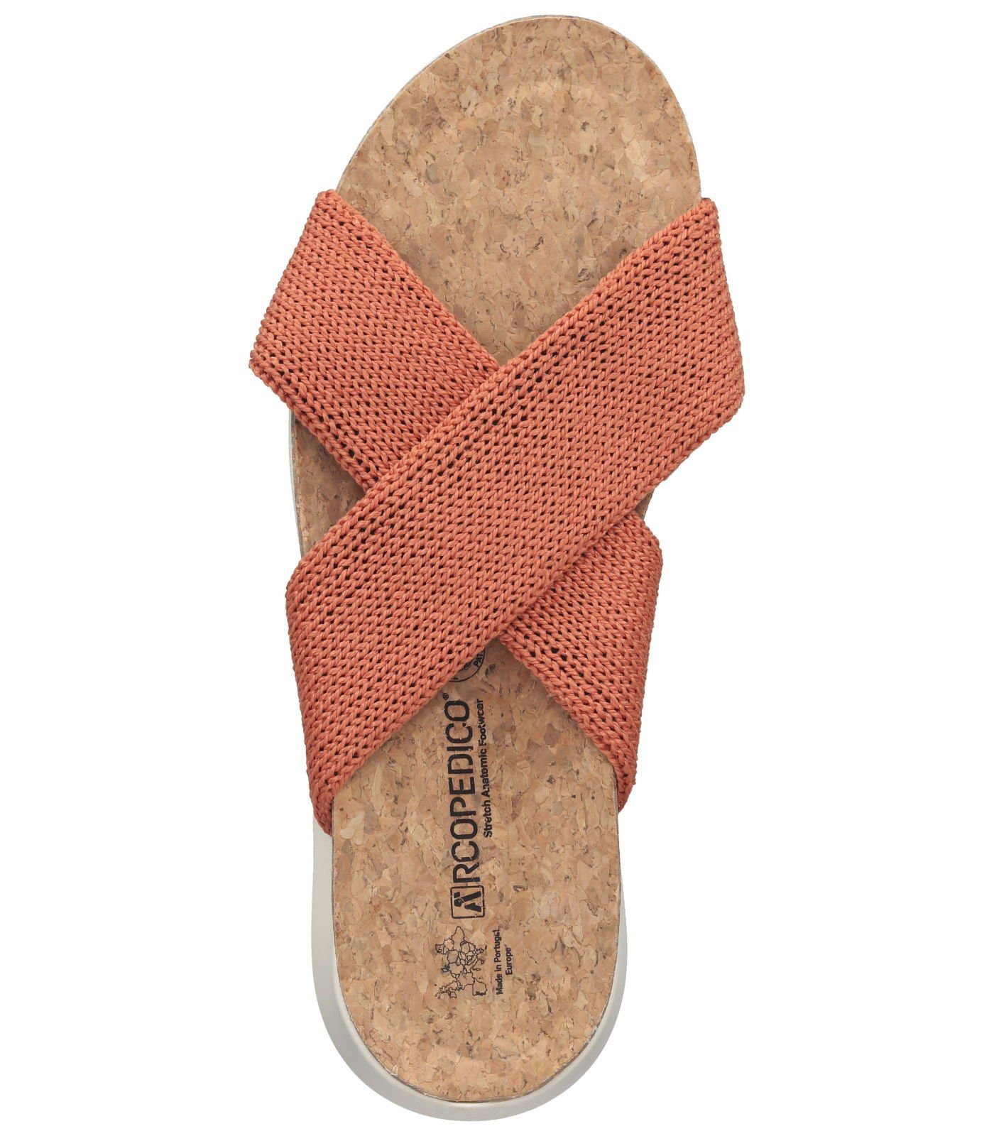 Pantolette ARCOPEDICO Textil Terracota Pantoletten