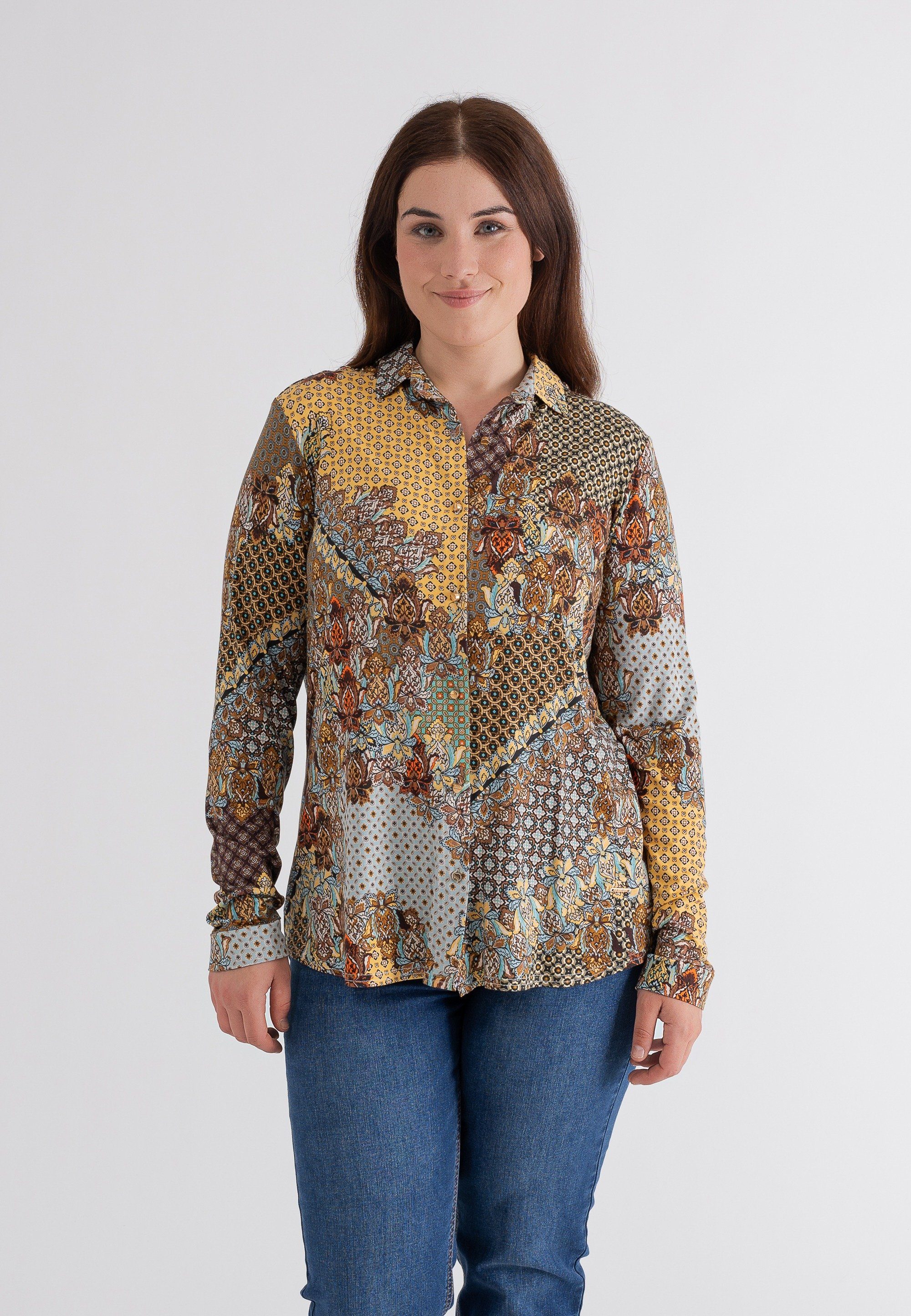 October Klassische Bluse mit aufregendem Print