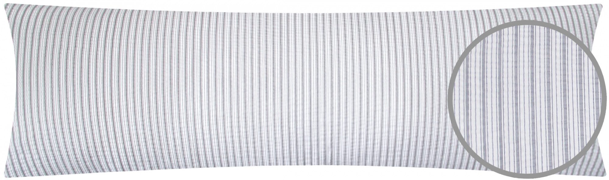 Heubergshop Seitenschläferkissenbezug, (1 Stück), Seersucker 40x145cm günstig online kaufen