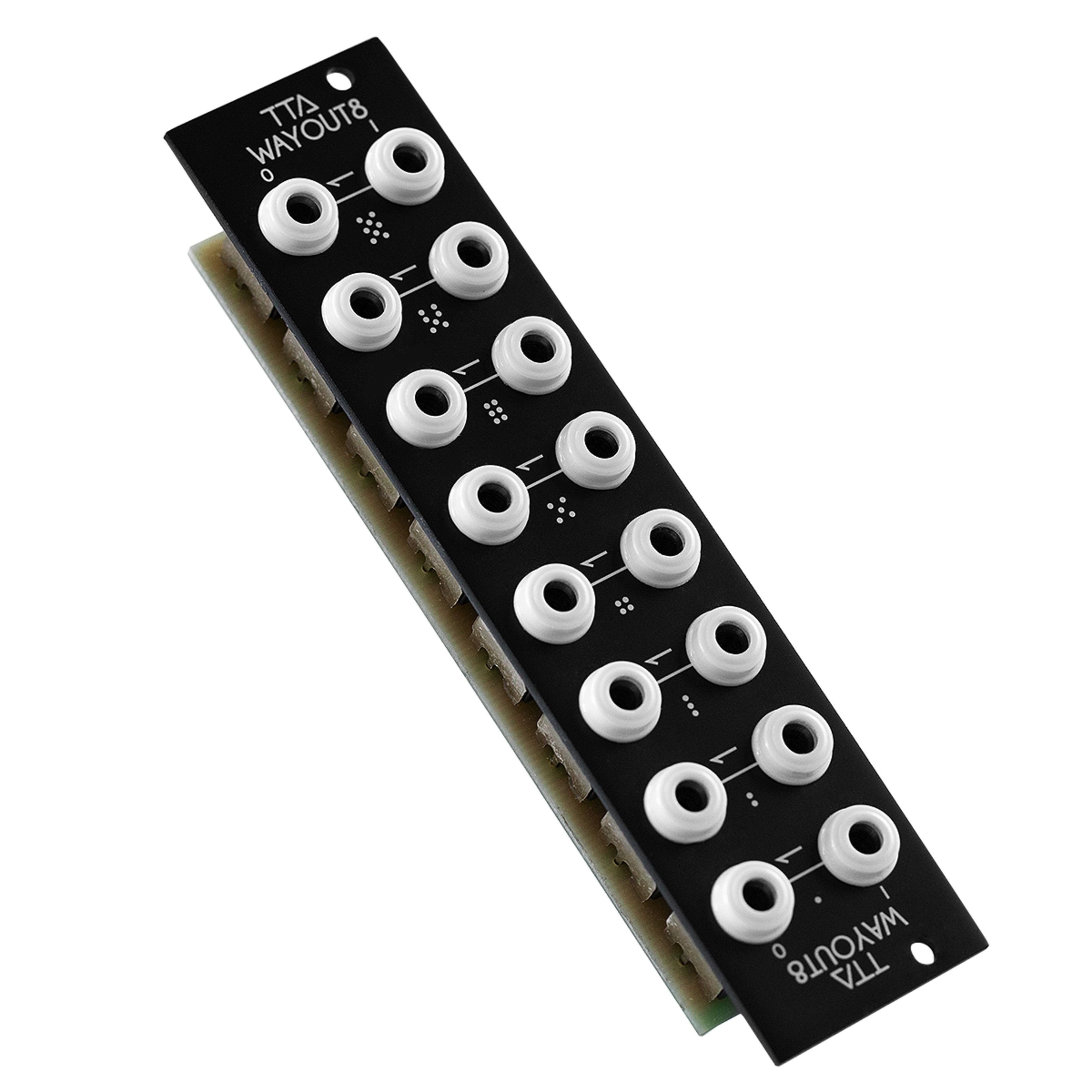 Tiptop Audio Synthesizer (Modular Synthesizer, Diverse Module), WayOut8 Black - Modular Synthesizer