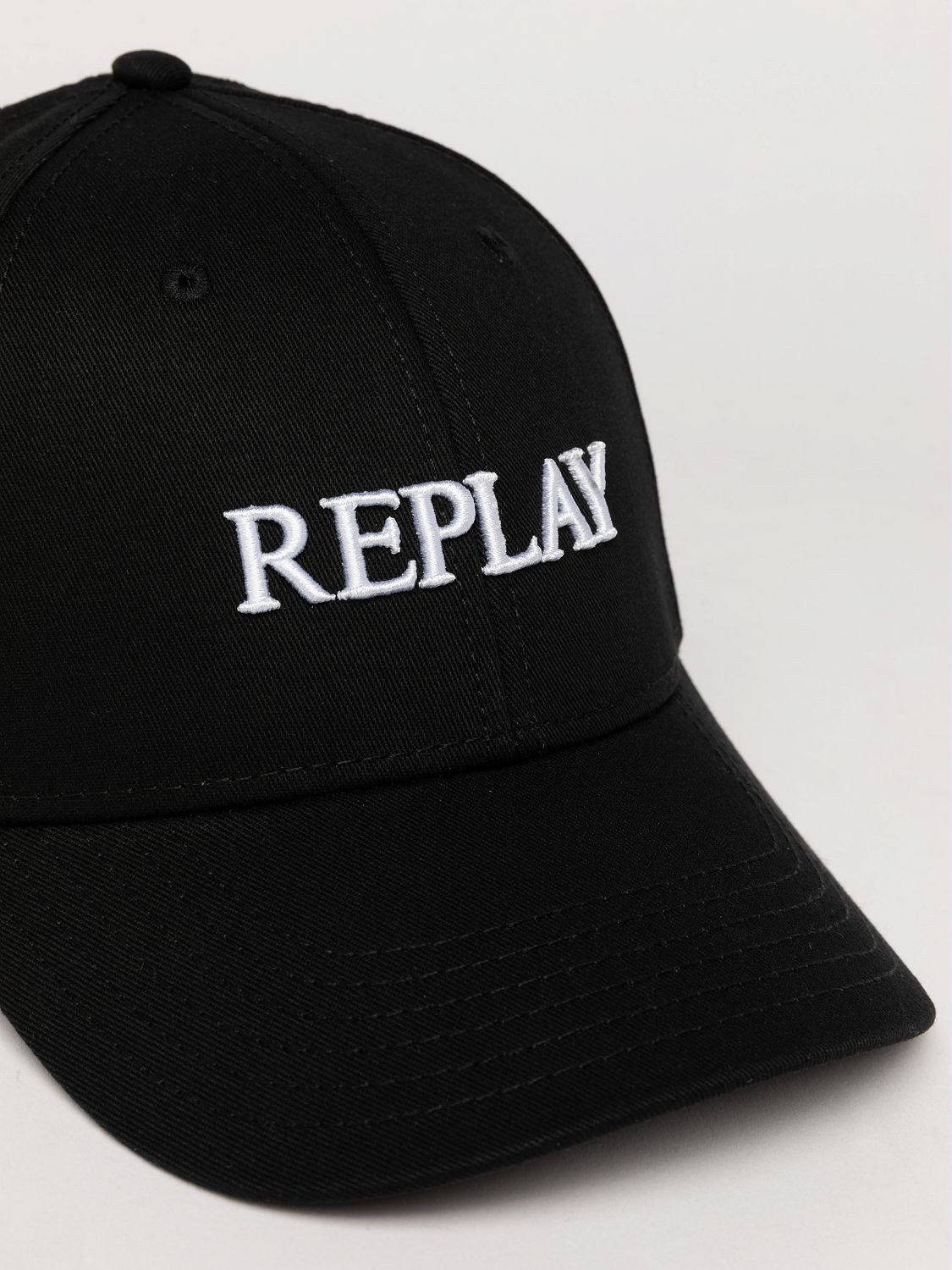Replay Baseball Cap COMPONENTE NATURALE mit Logo-Stickerei